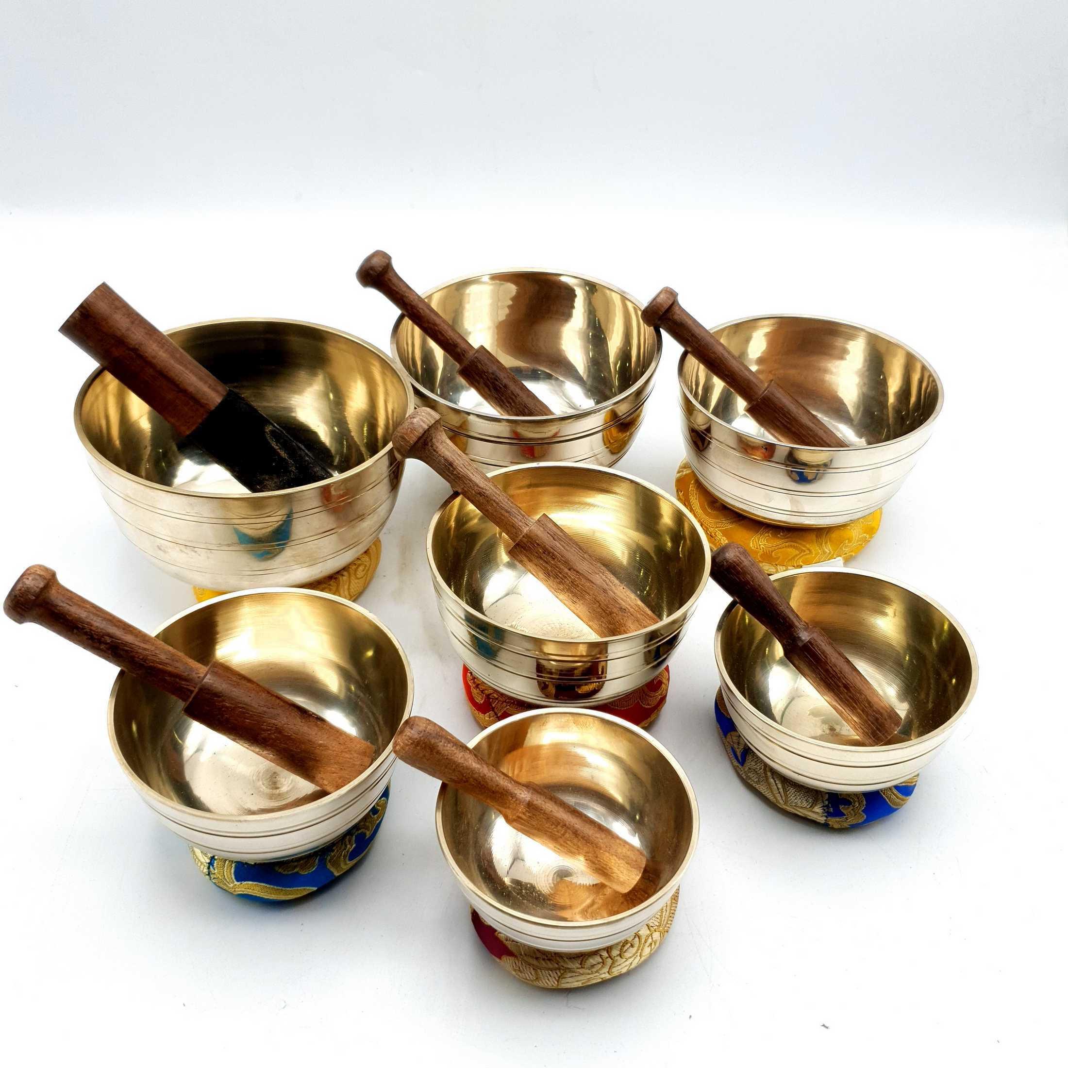 7 Chakra Set, Singing Bowl Set, <span Style=