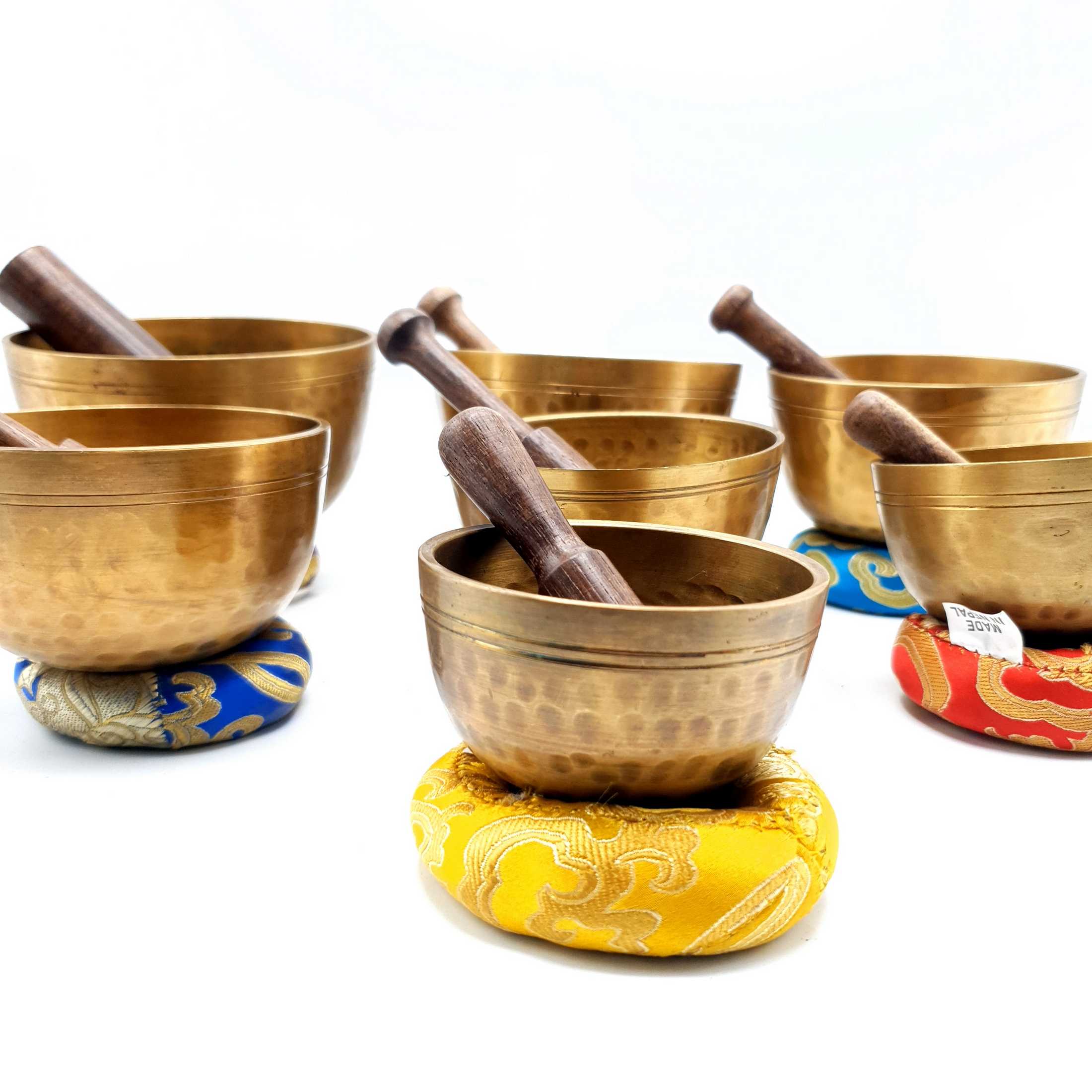 7 Chakra Set, Singing Bowl Set, <span Style=