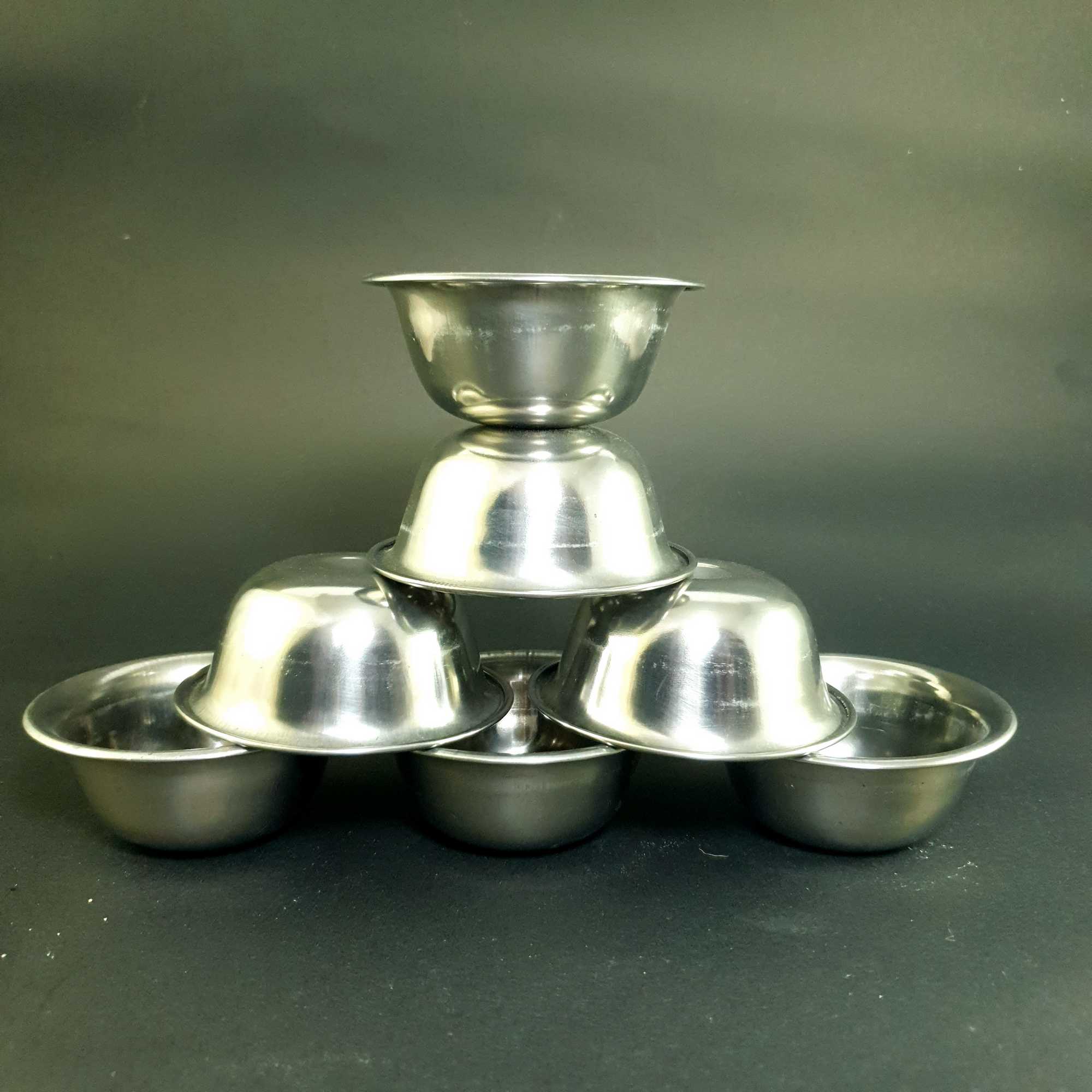 steel Offering Bowls, 7 Pieces Set, medium