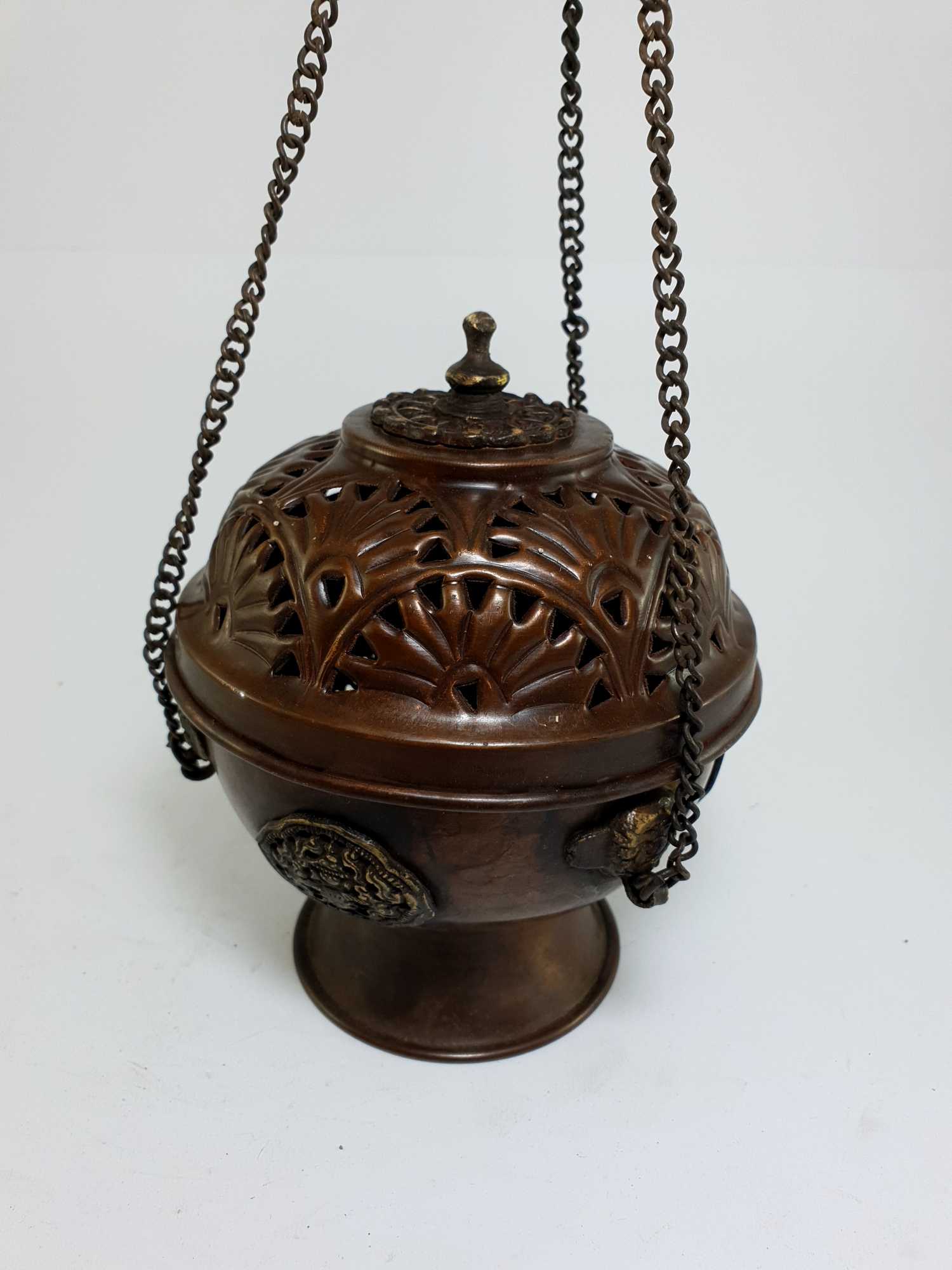 Incense Burner medium, antique Finishing, hanging & Swinging