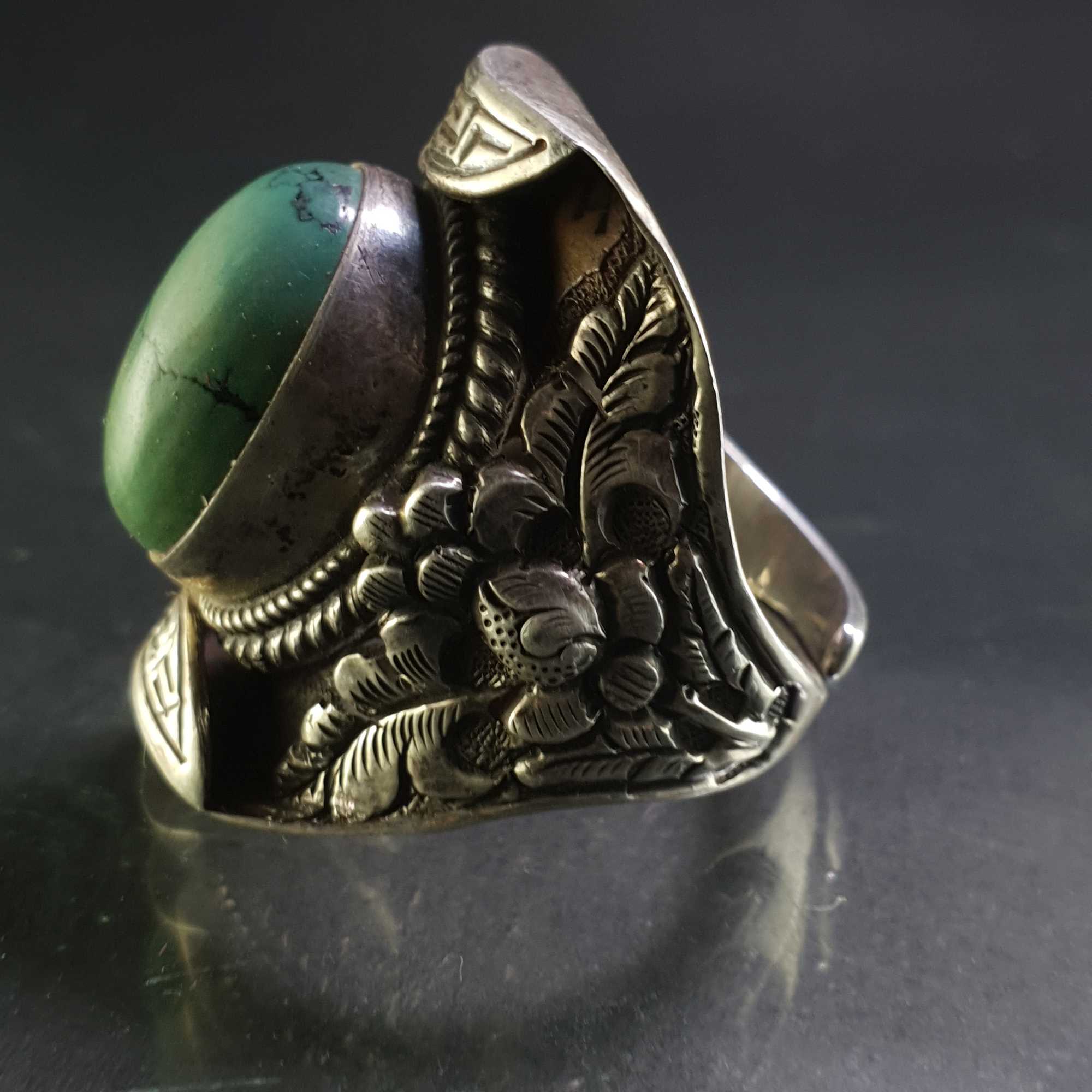 Turquoise Silver Ring <span Style=