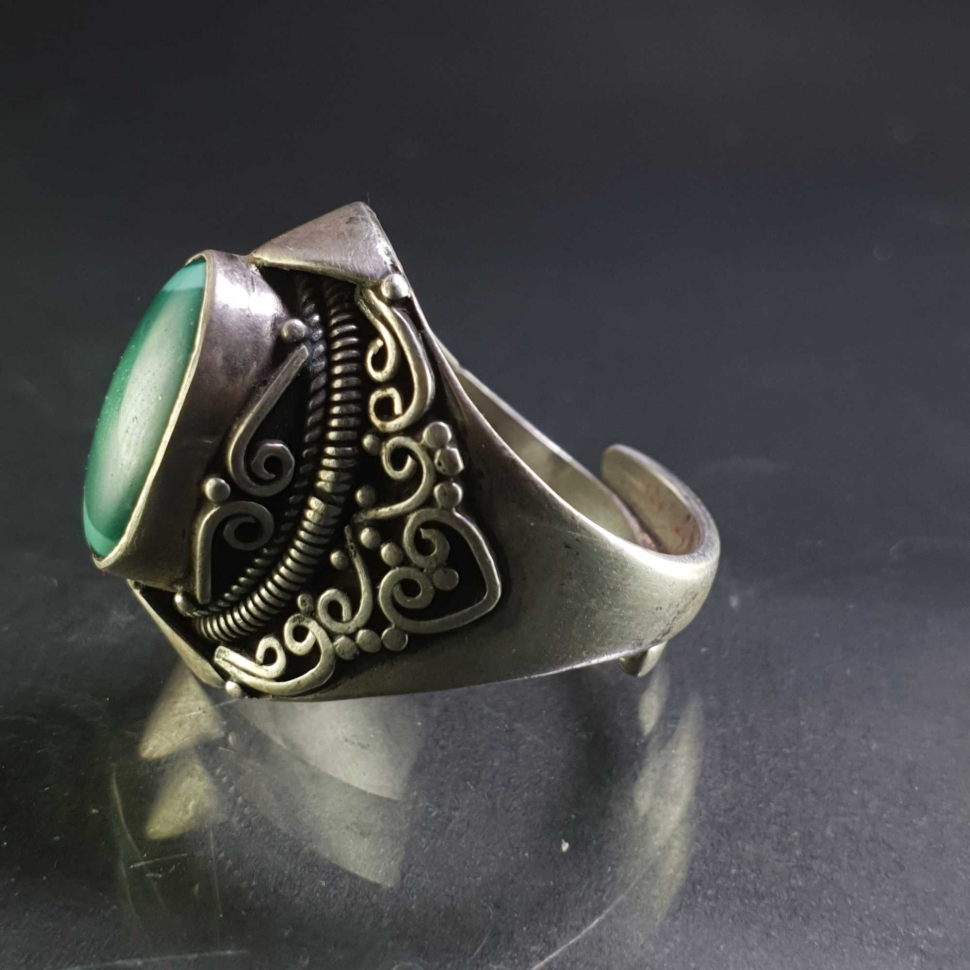 Turquoise Silver Ring <span Style=