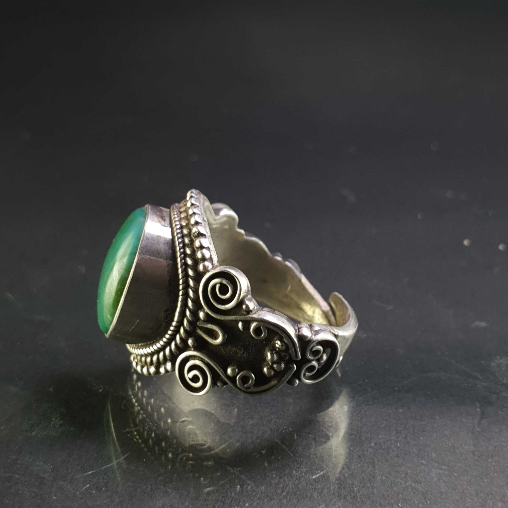 Turquoise Silver Ring <span Style=