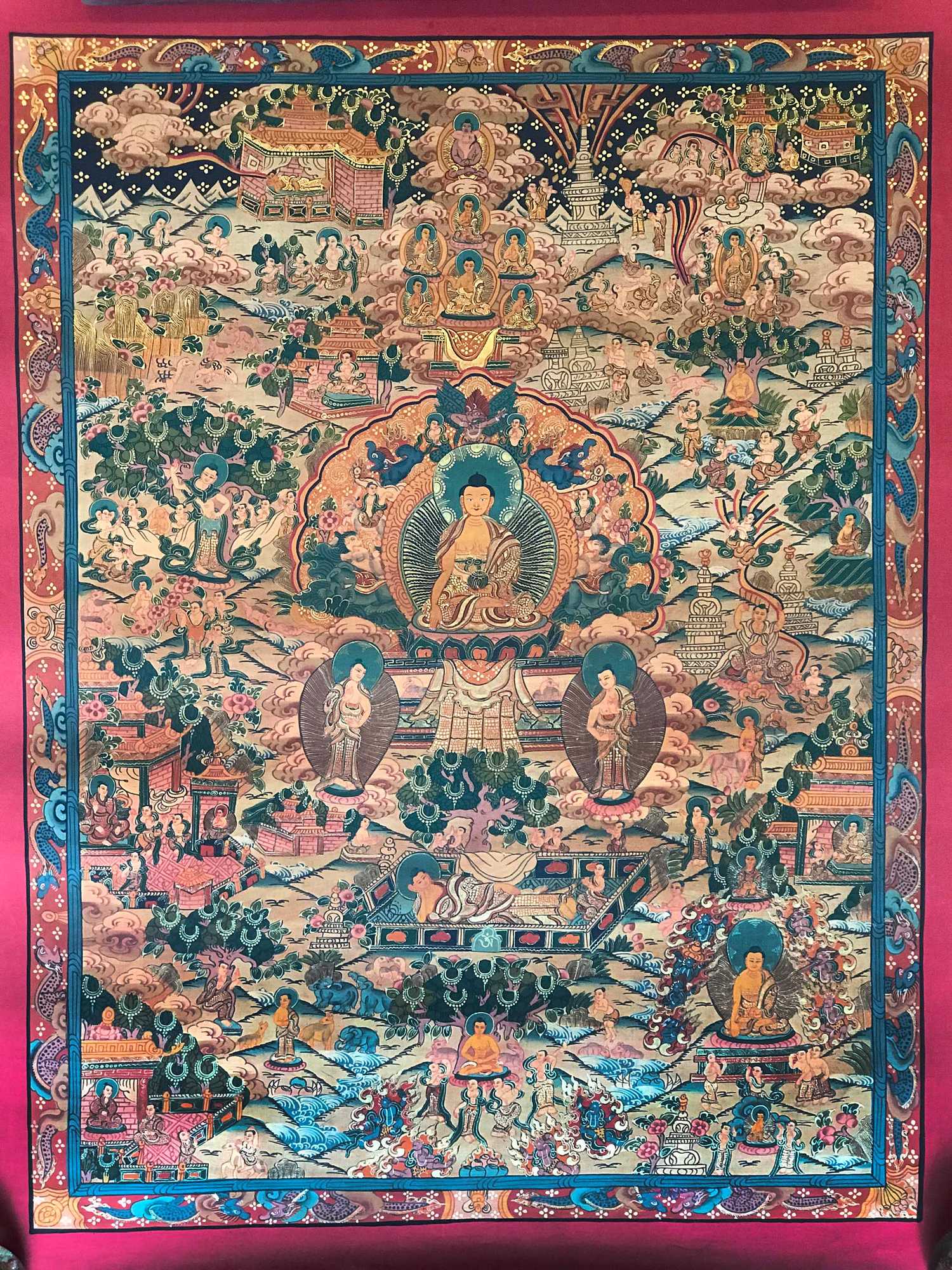 Tibetan Thangka <span Style=