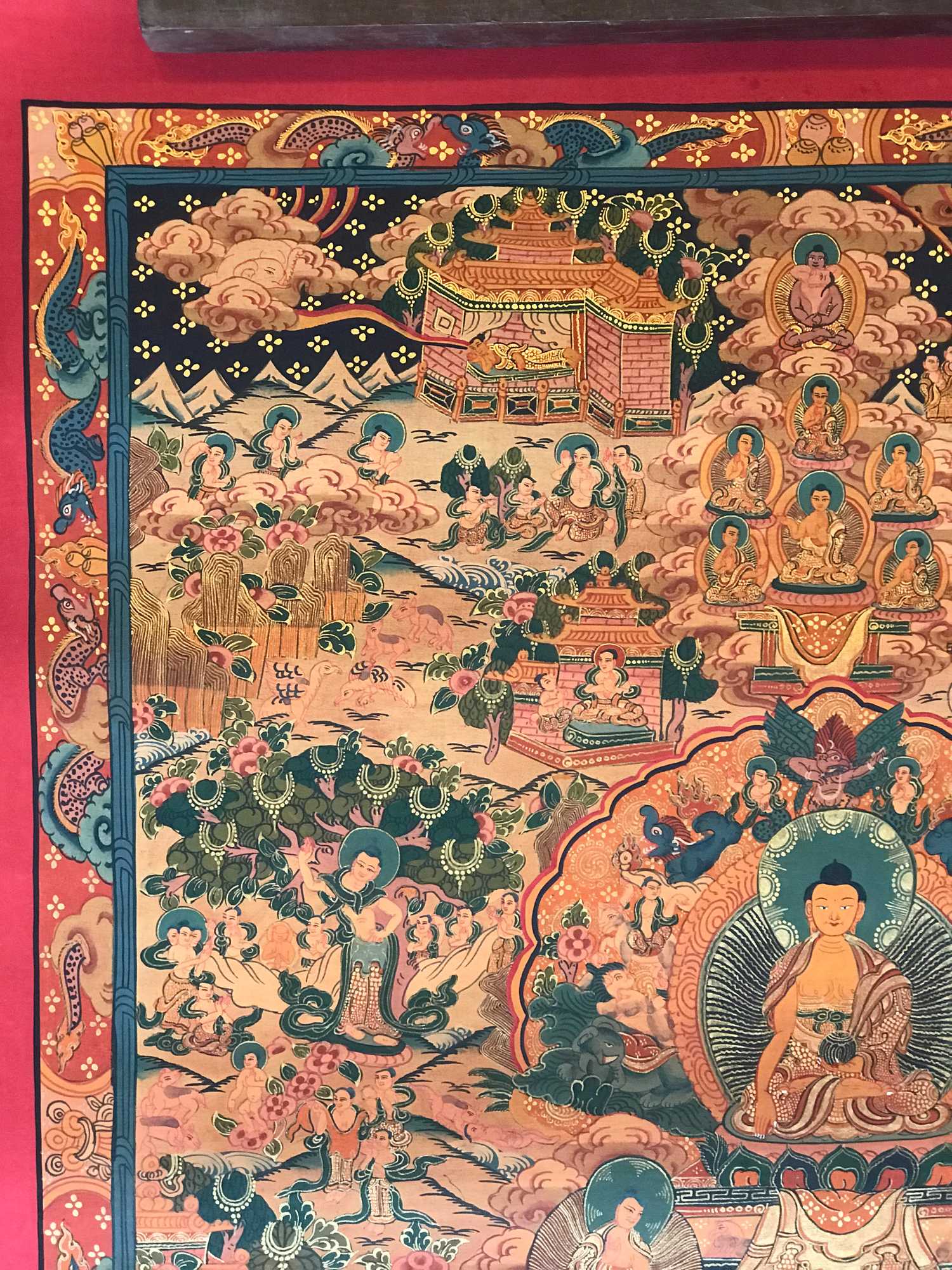 Tibetan Thangka <span Style=