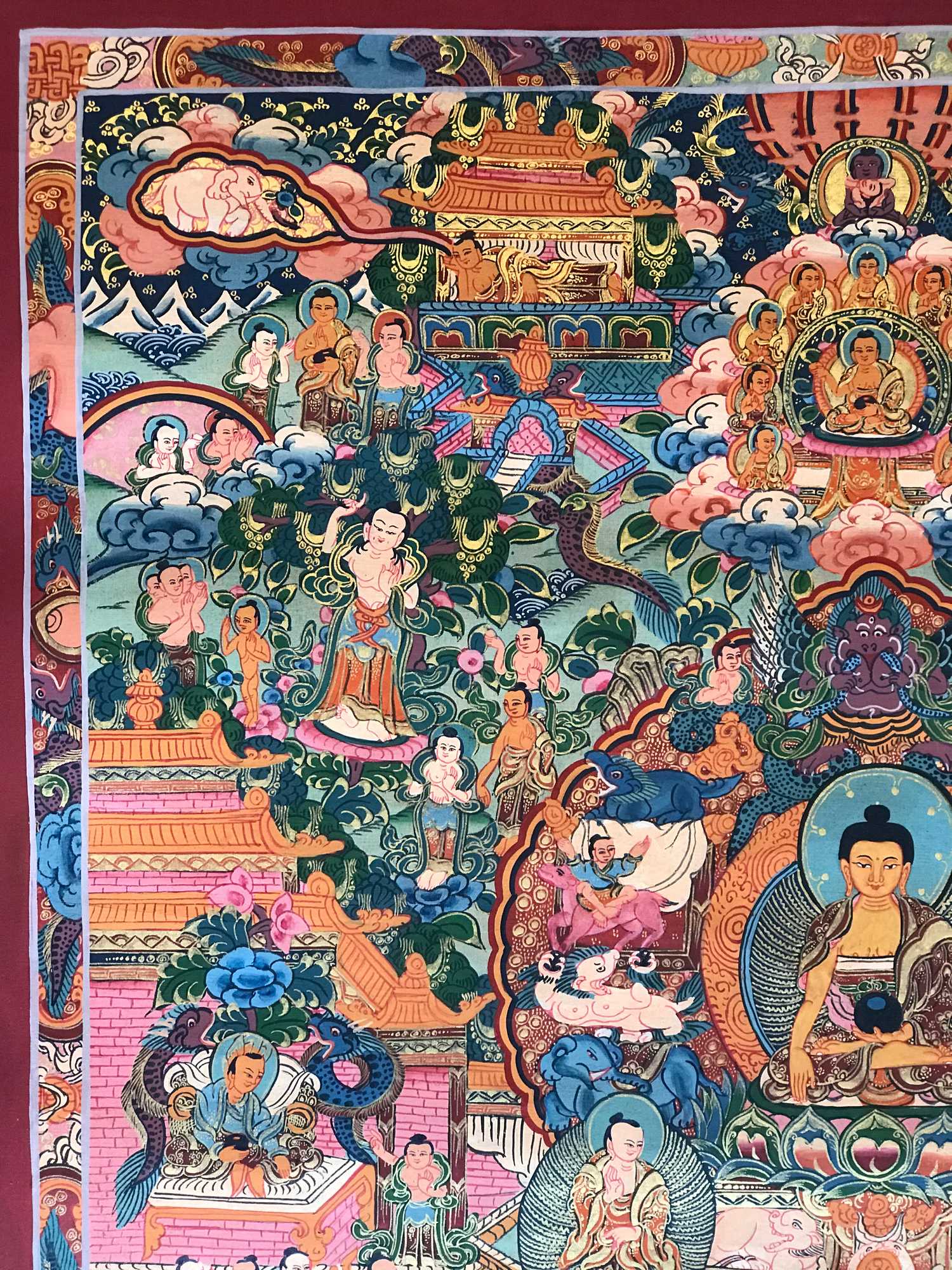 Tibetan Thangka <span Style=