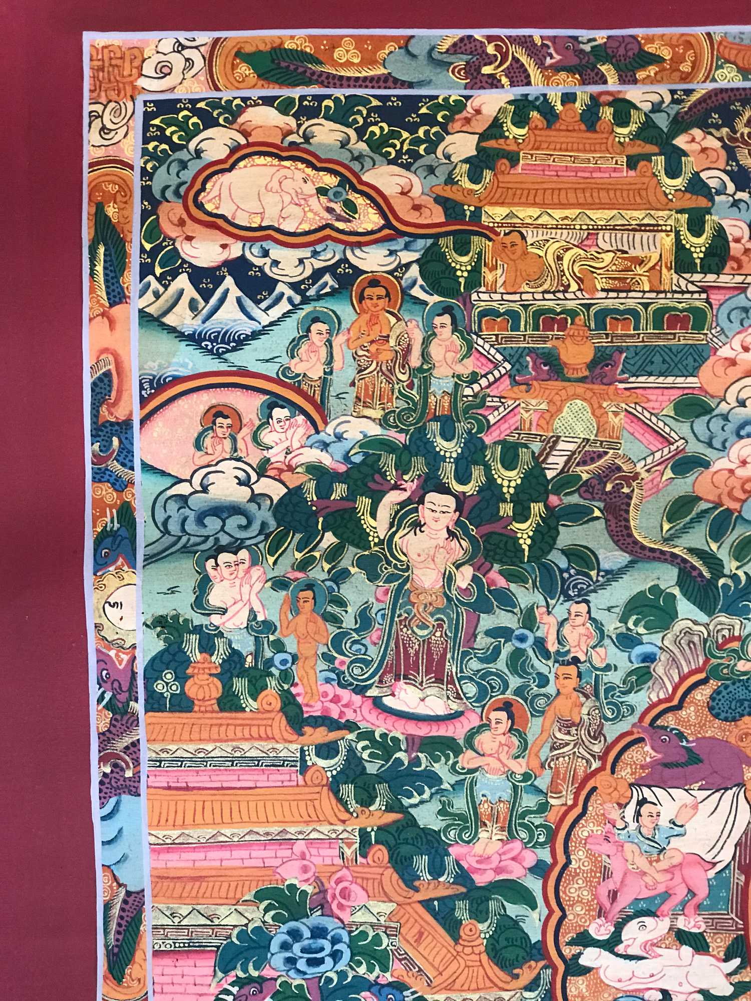 Tibetan Thangka <span Style=