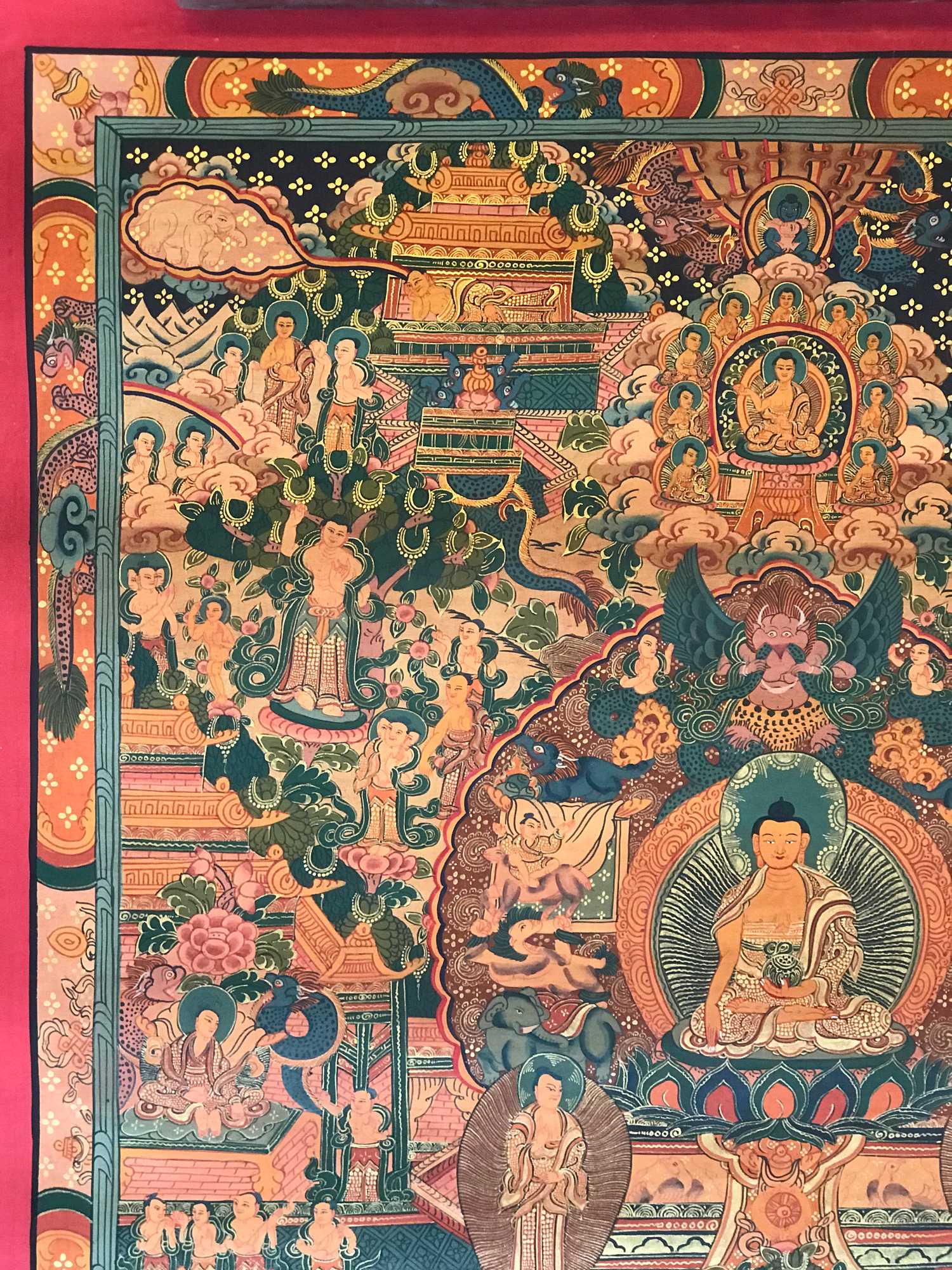 Tibetan Thangka <span Style=