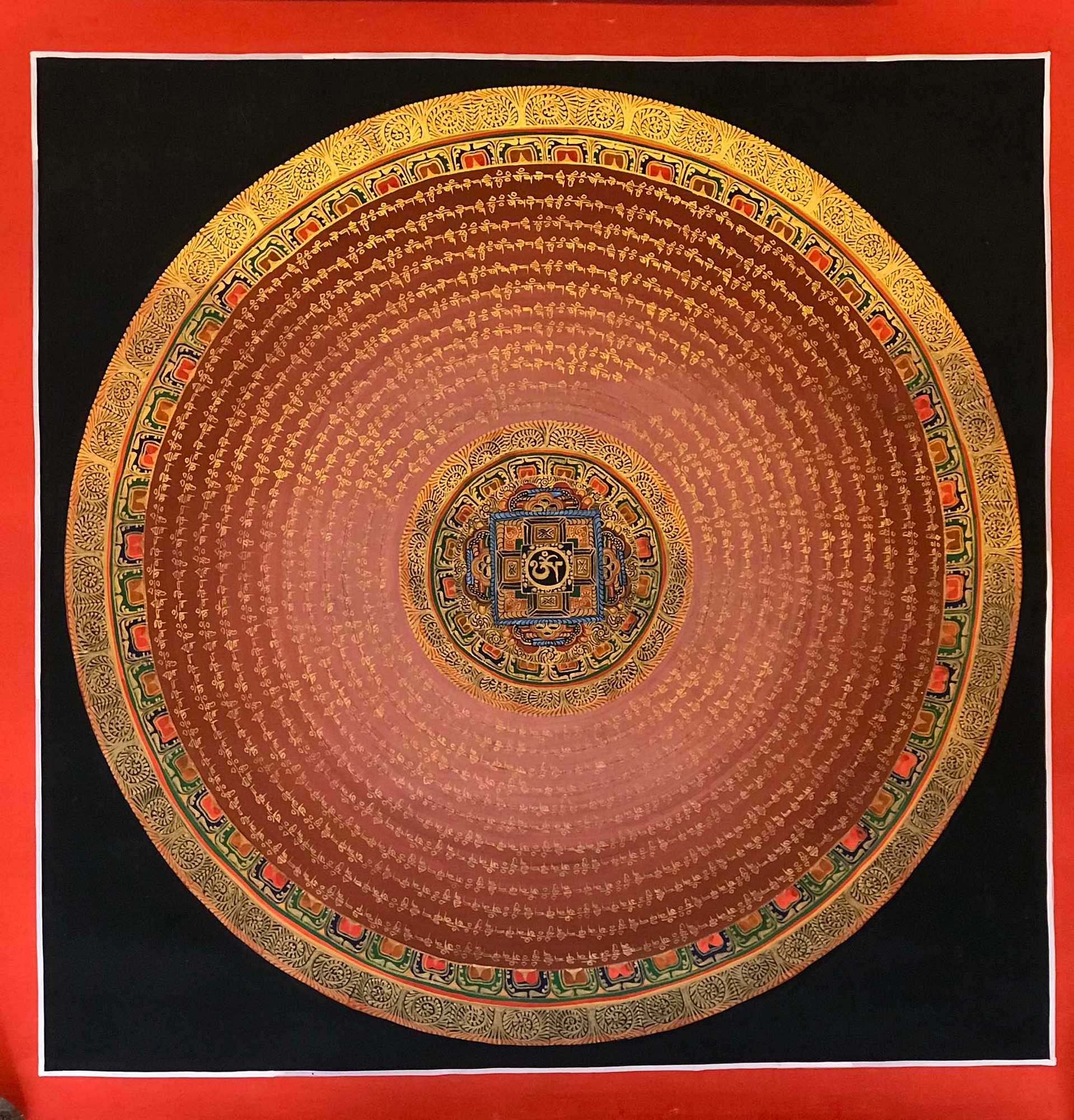 Tibetan Mantra Mandala, <span Style=