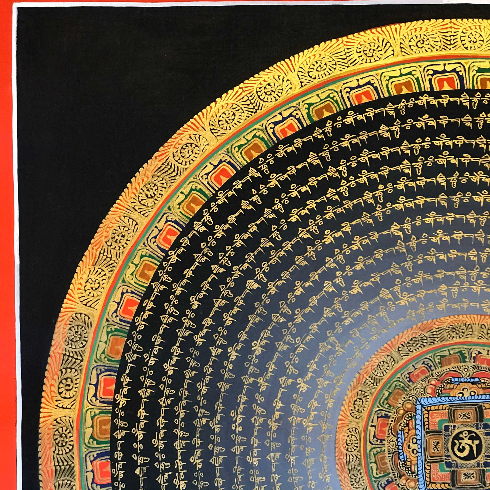 Tibetan Mantra Mandala, <span Style=