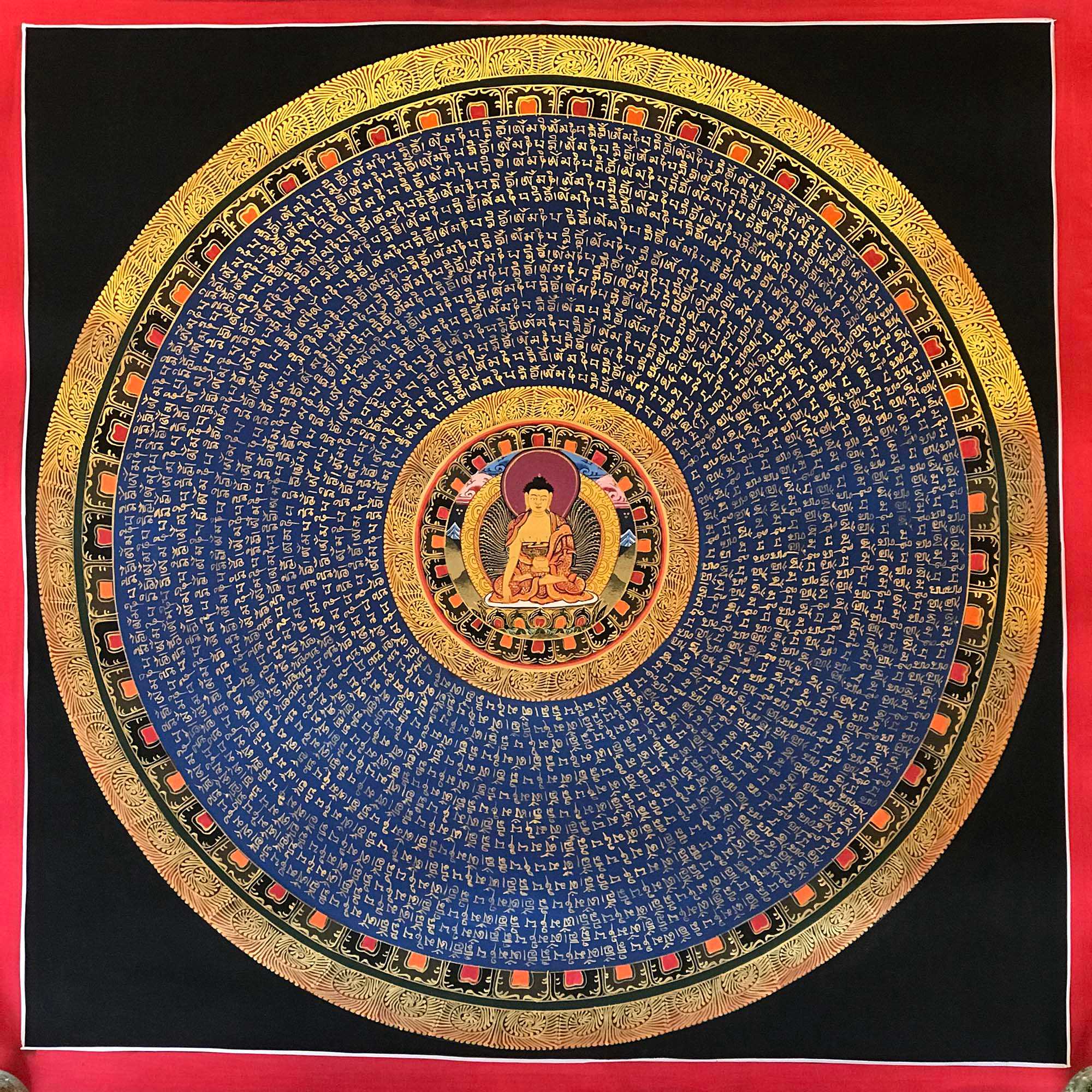 Tibetan Mantra Mandala, <span Style=