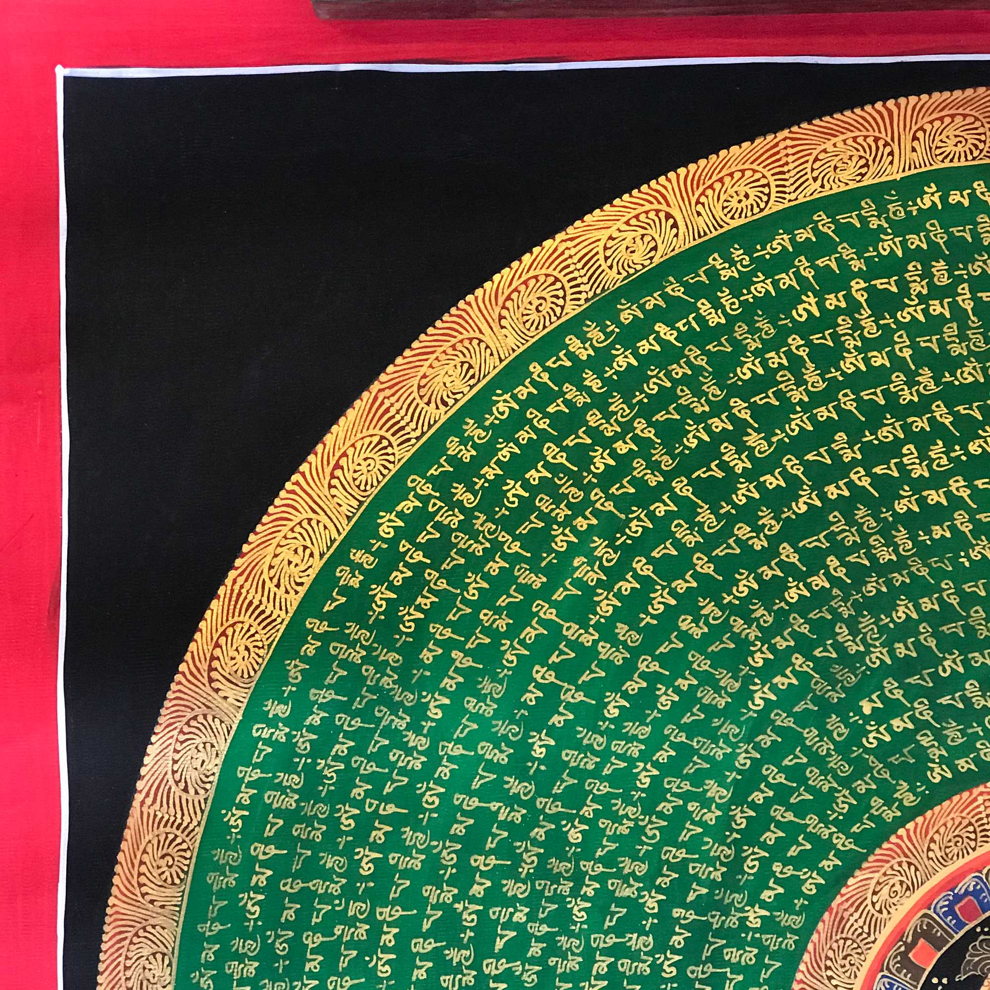 Tibetan Mantra Mandala, <span Style=