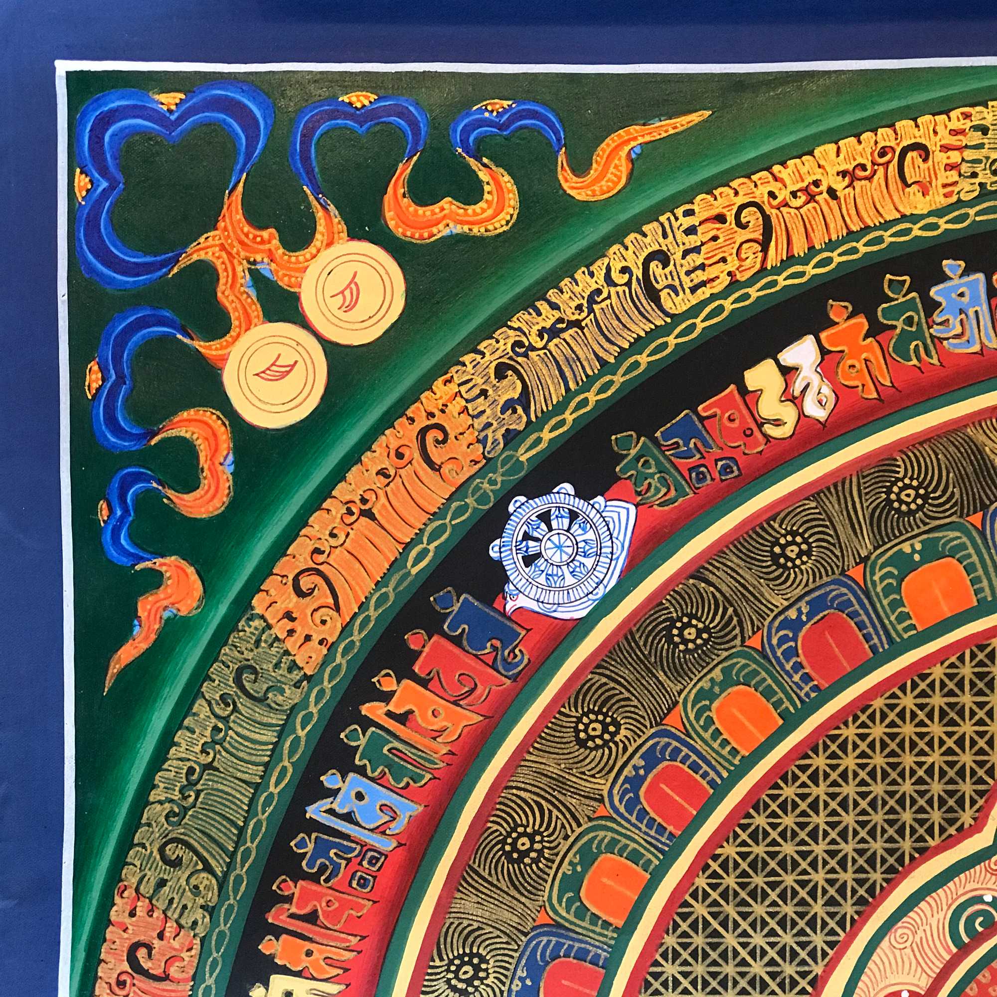 Tibetan Mantra Mandala, <span Style=