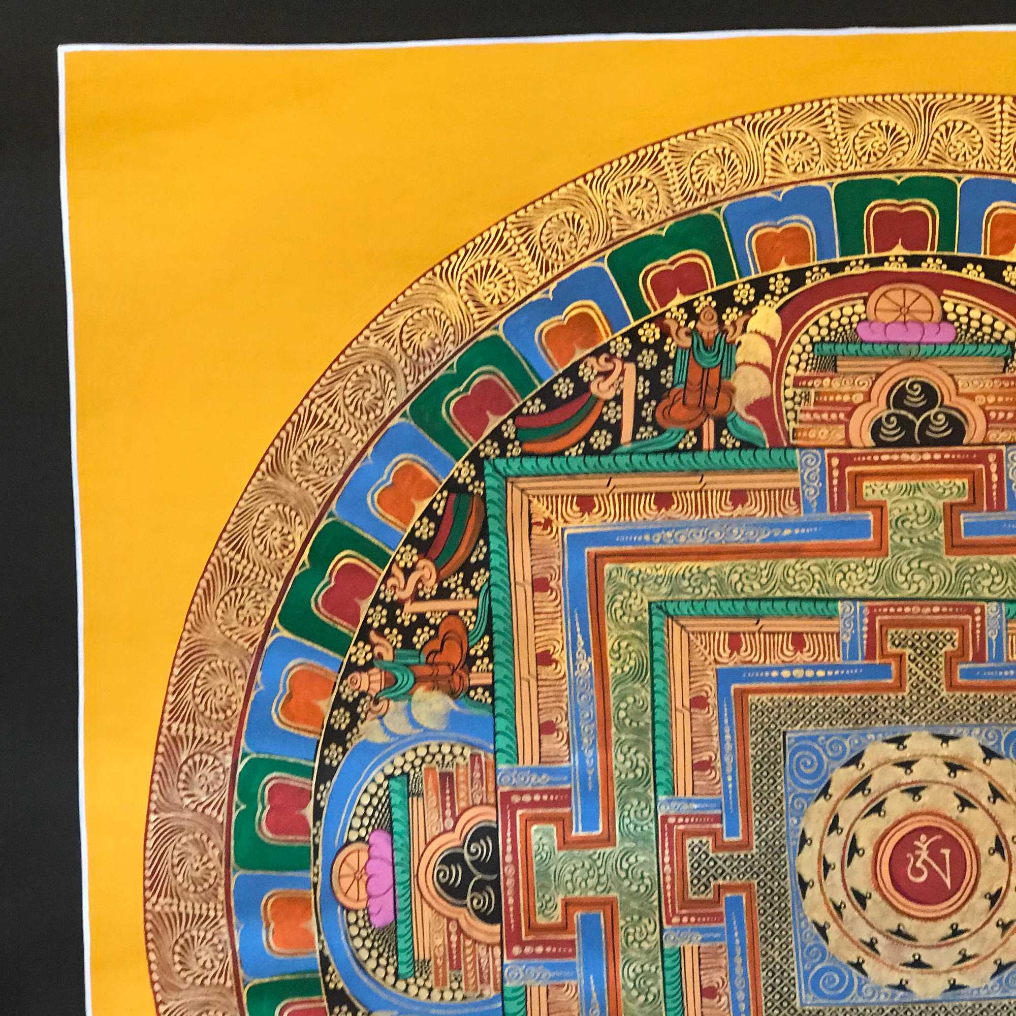 Tibetan Mantra Mandala, <span Style=