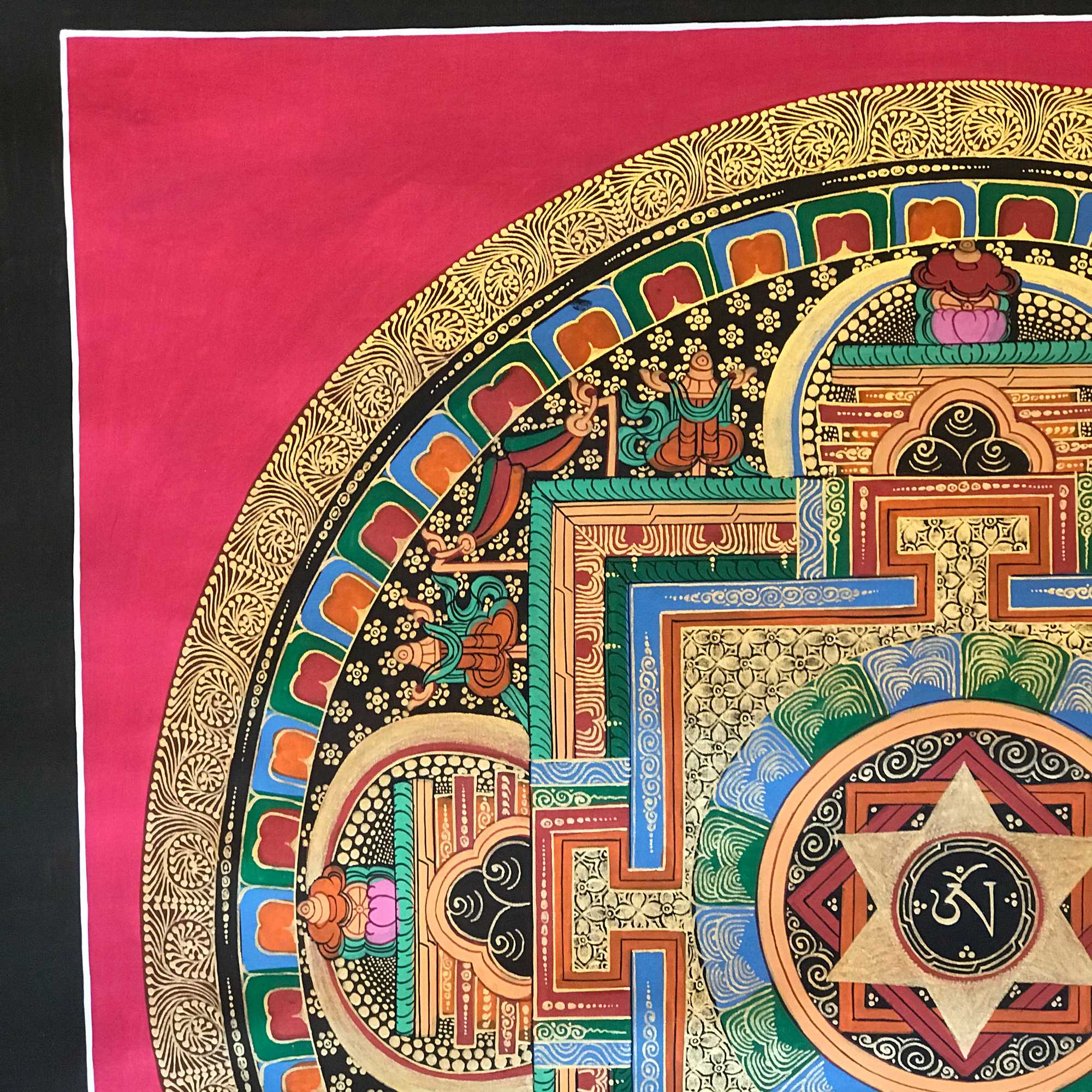 Tibetan Mantra Mandala, <span Style=