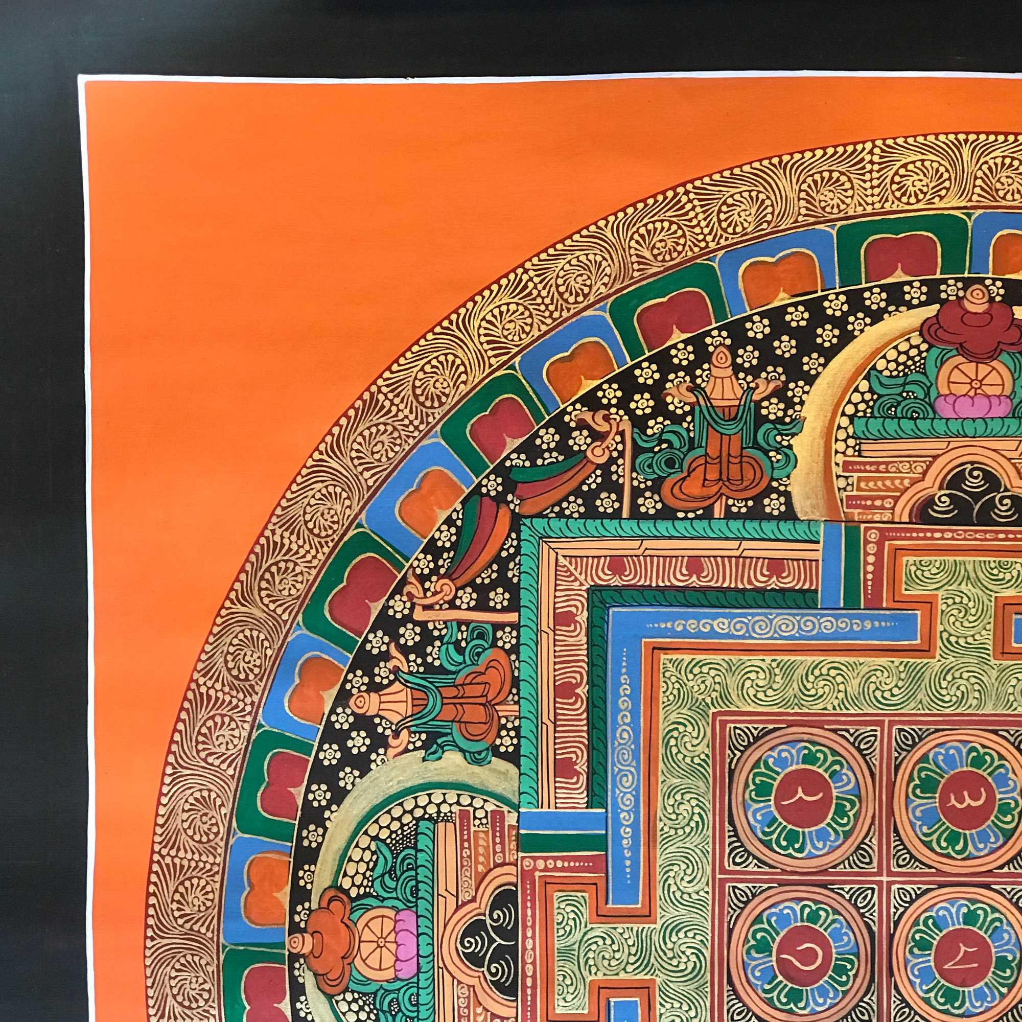 Tibetan Mantra Mandala, <span Style=