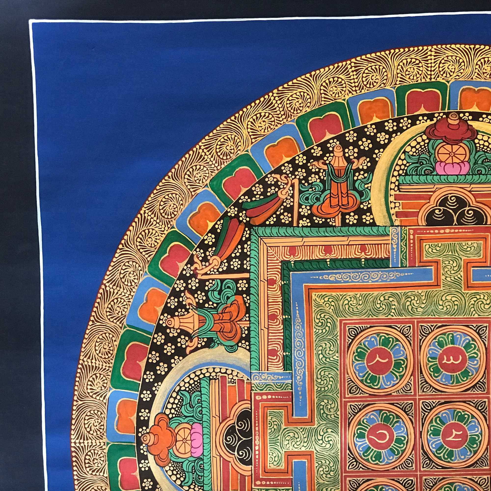 Tibetan Mantra Mandala, <span Style=