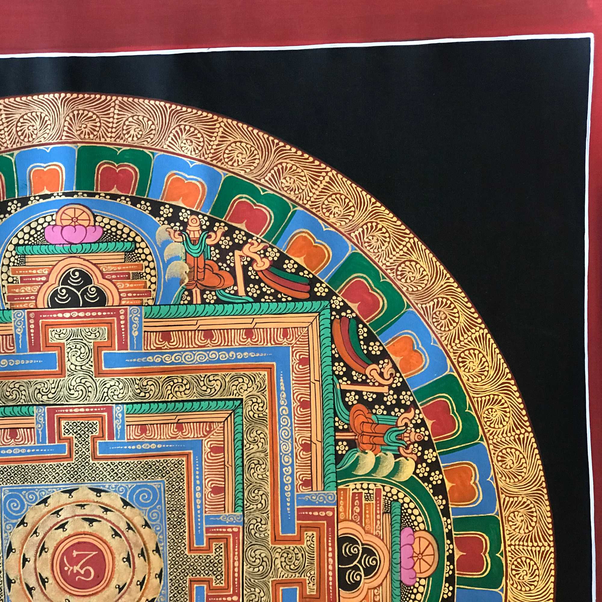 Tibetan Mantra Mandala, <span Style=