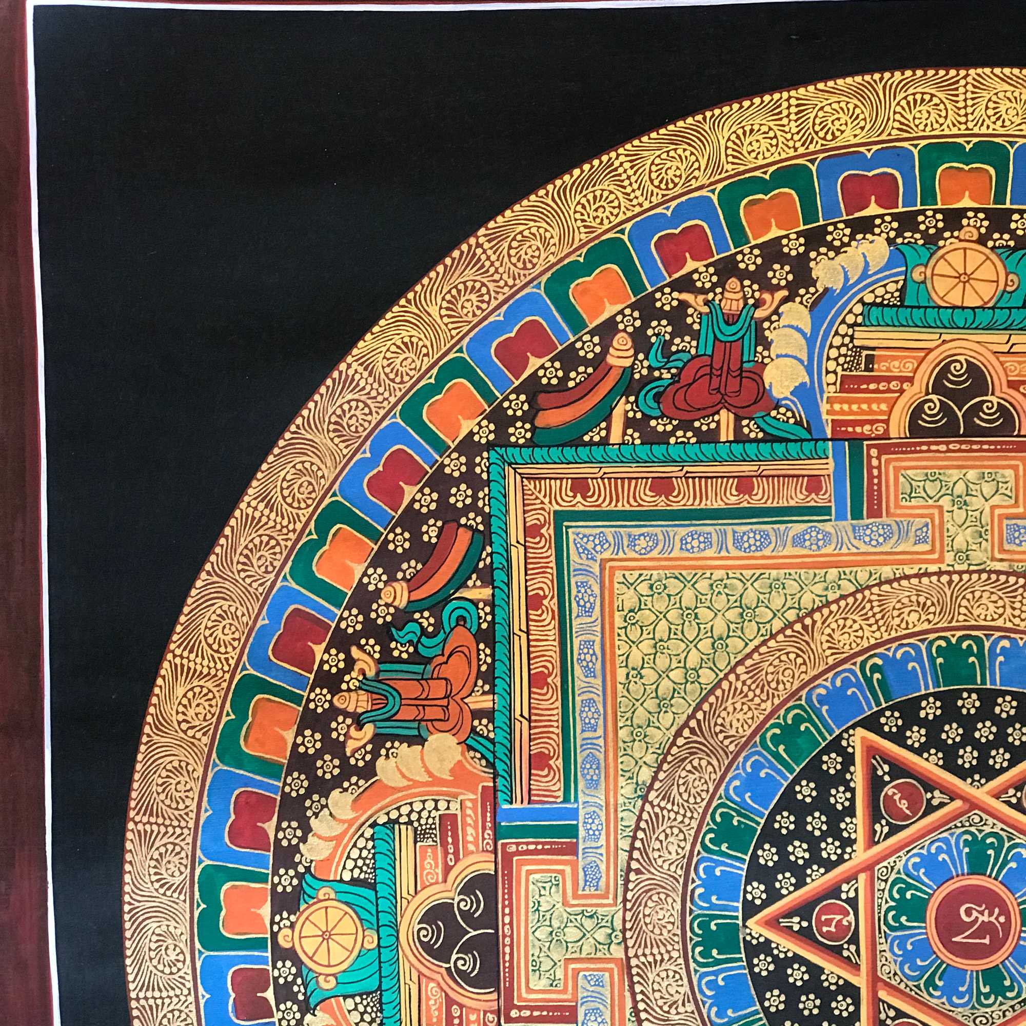 Tibetan Mantra Mandala, <span Style=