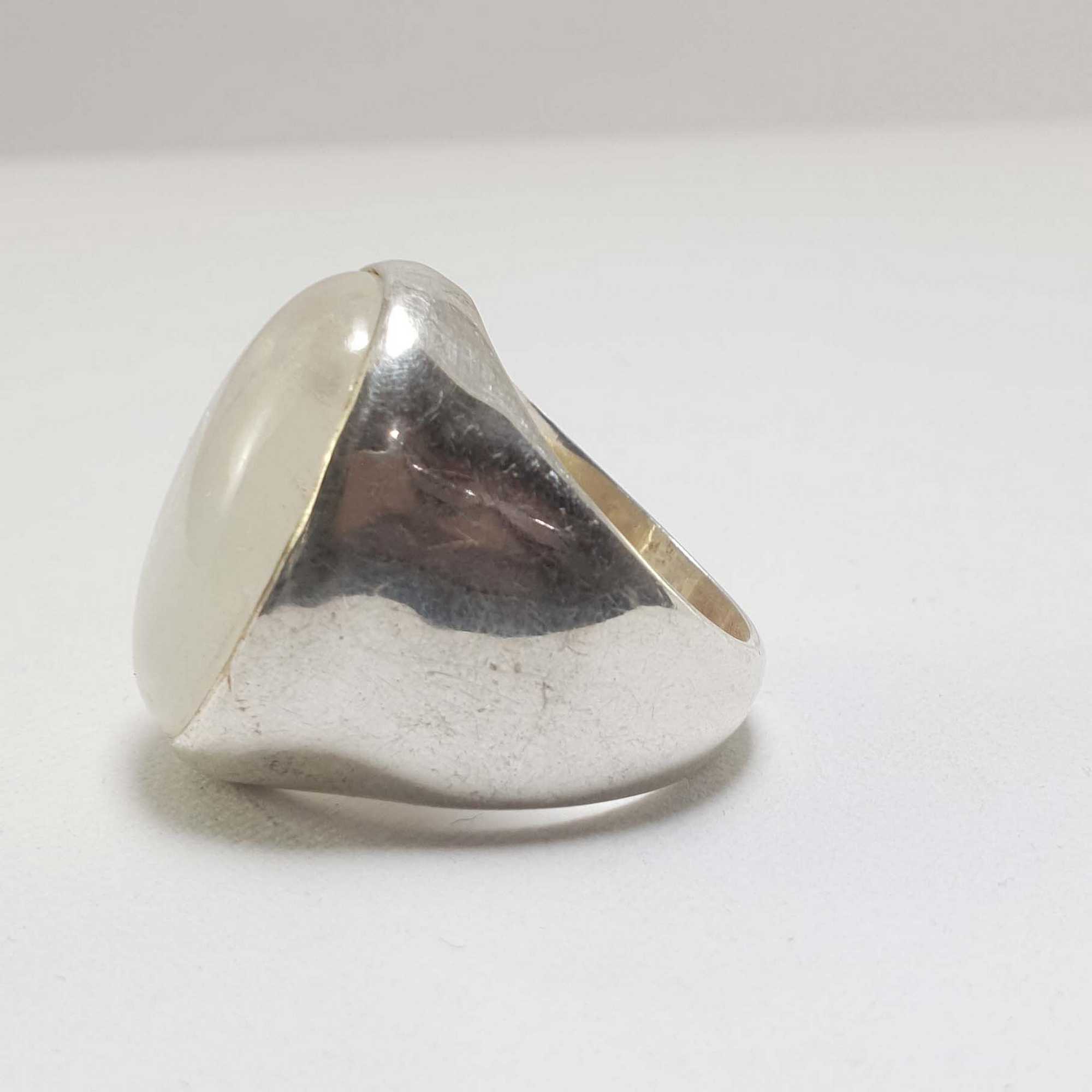 Moonstone Silver Ring