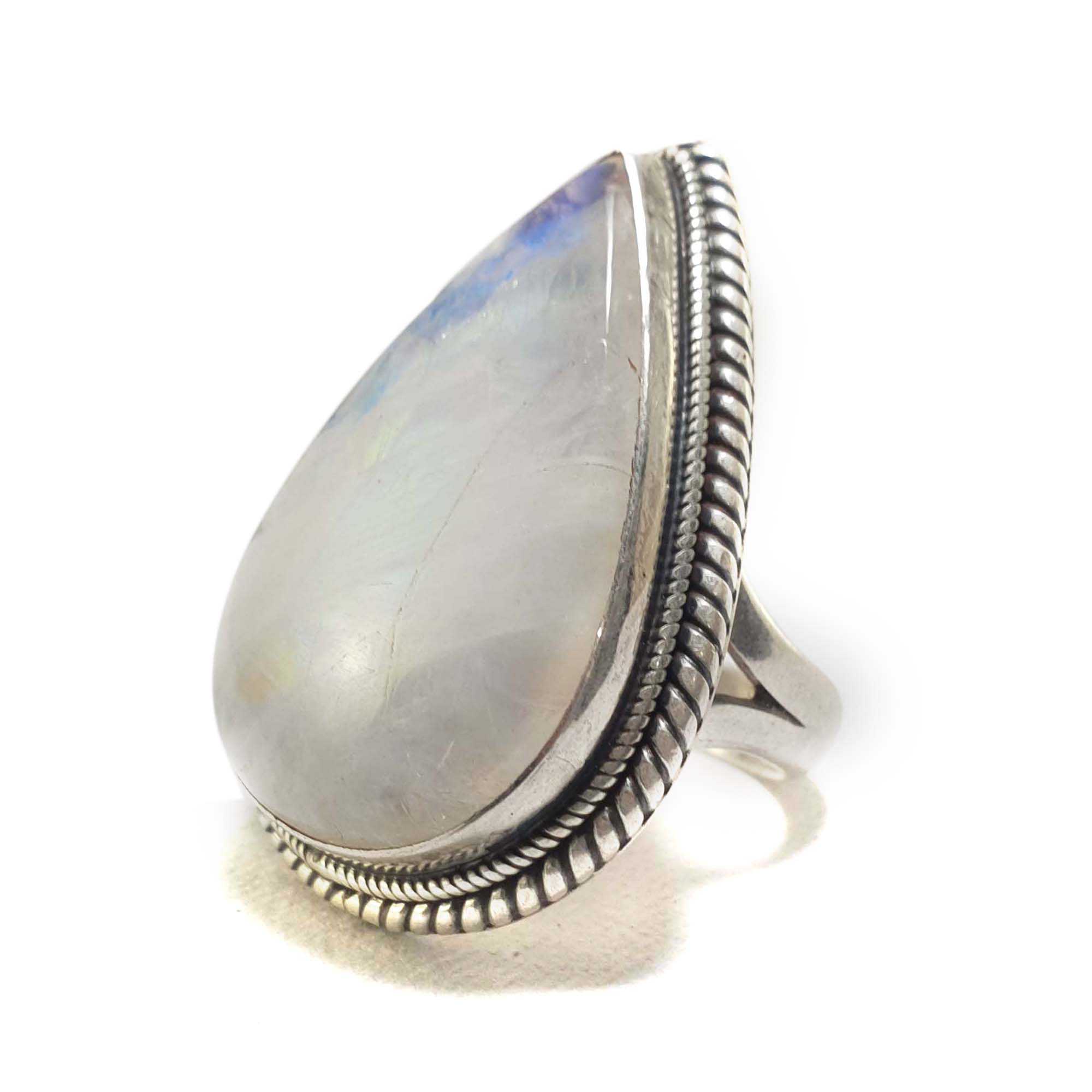 Moonstone Silver Ring