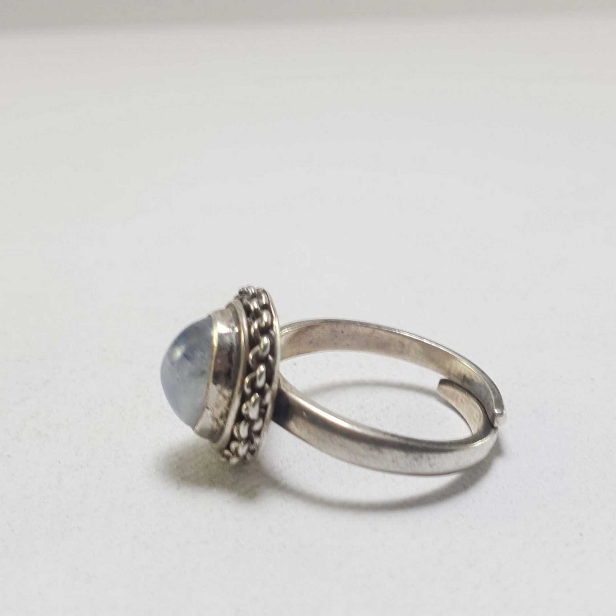 Moonstone Silver Ring