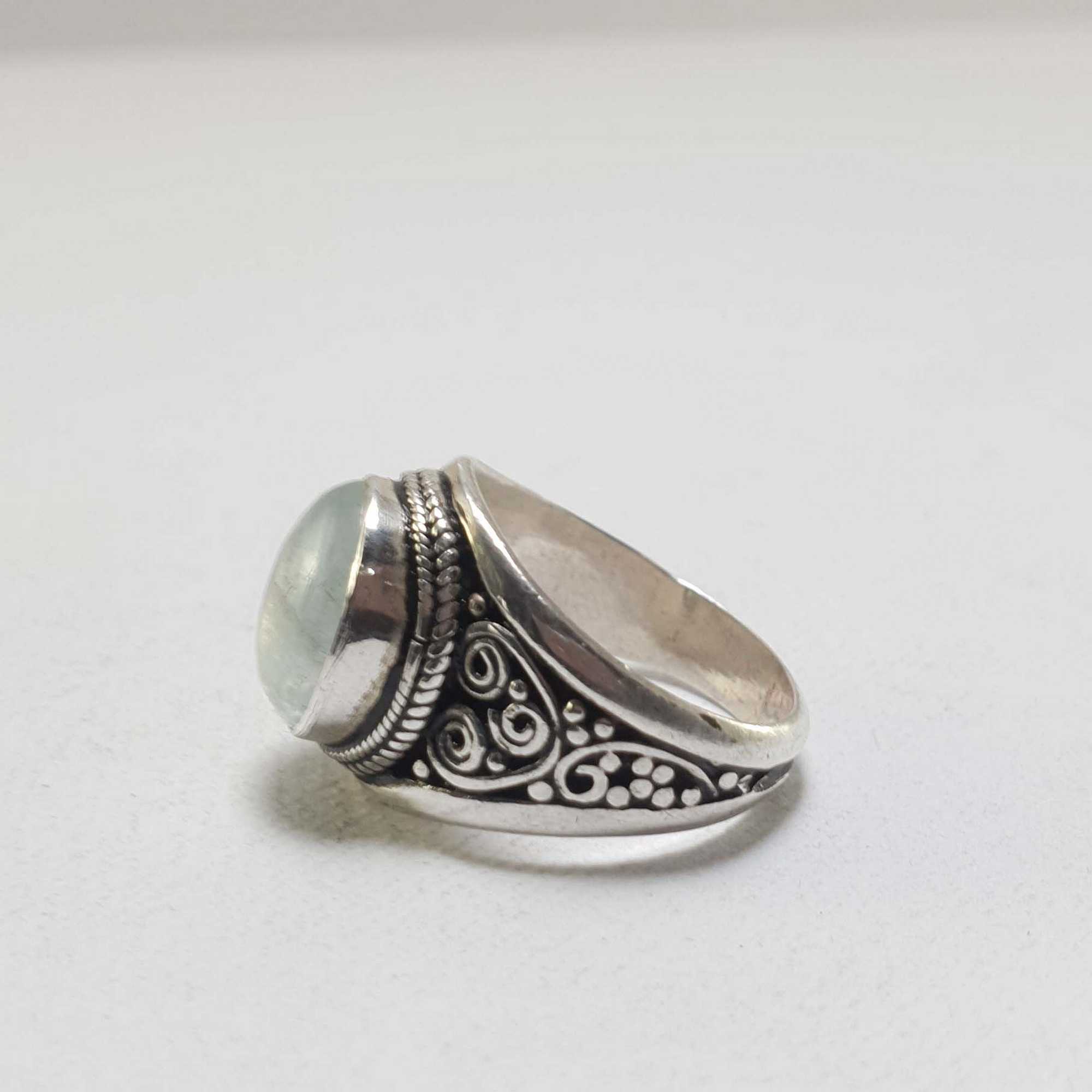 Moonstone Silver Ring