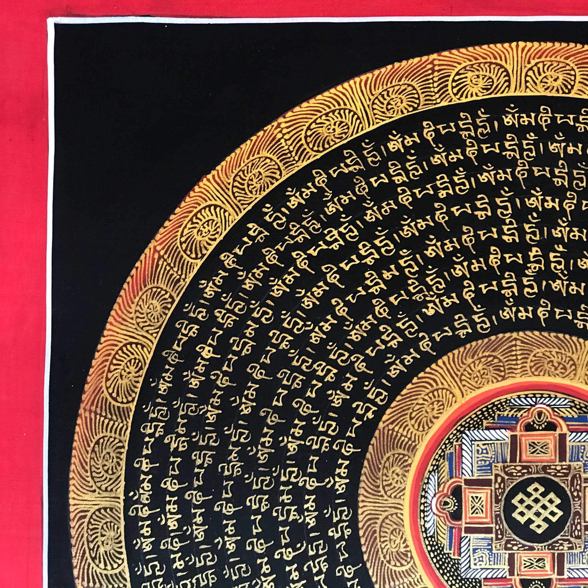 Tibetan Mantra Mandala, <span Style=