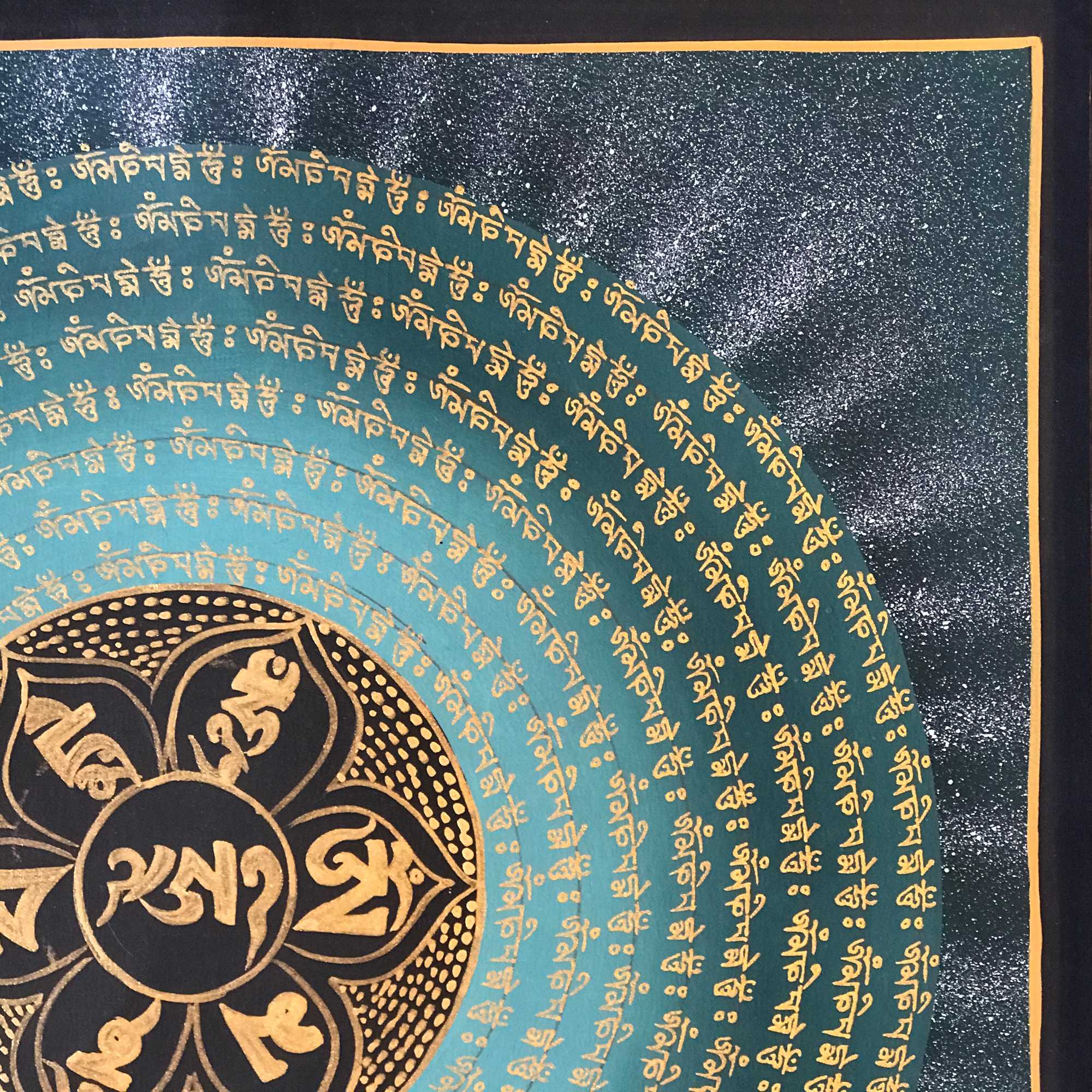 Tibetan Mantra Mandala, <span Style=