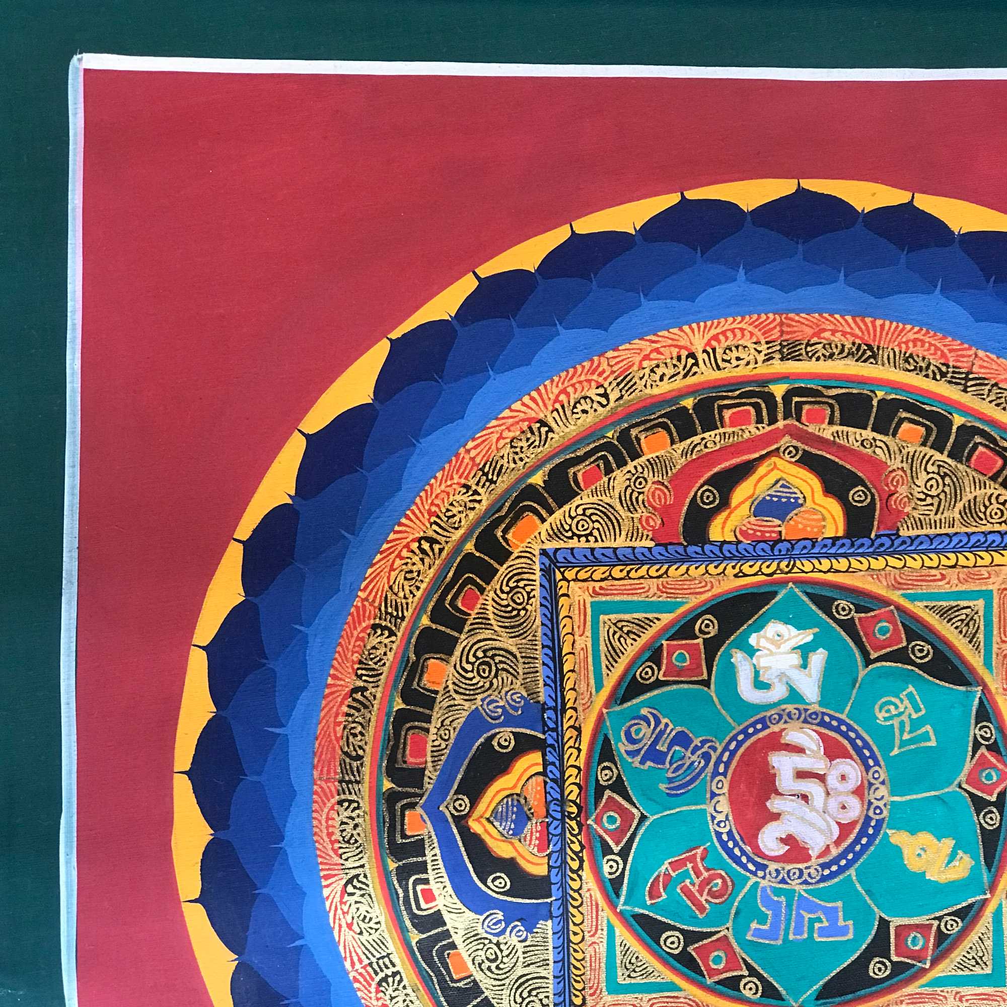 Tibetan Square Mandala <span Style=