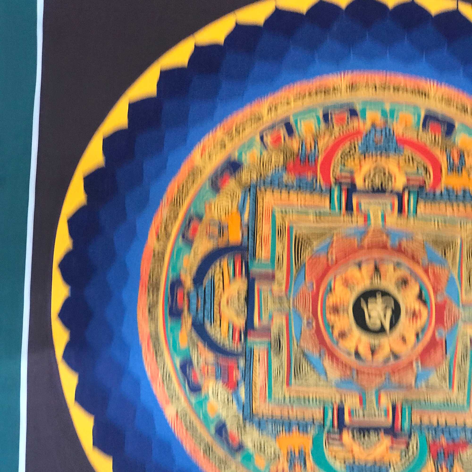 Tibetan Square Mandala <span Style=