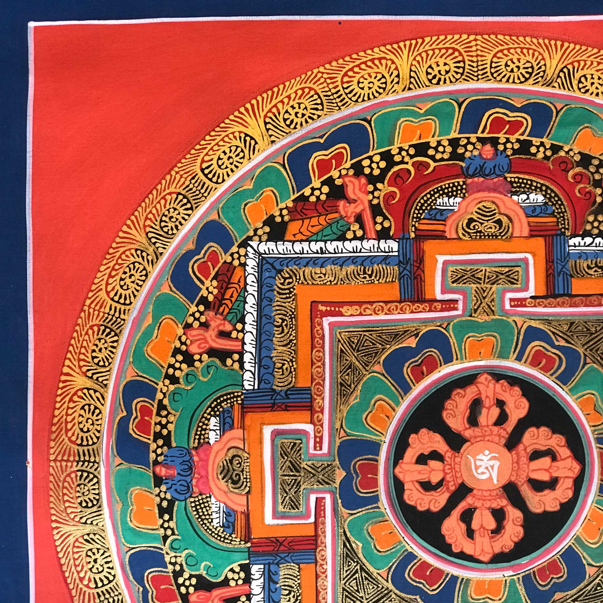 Tibetan Square Mandala <span Style=