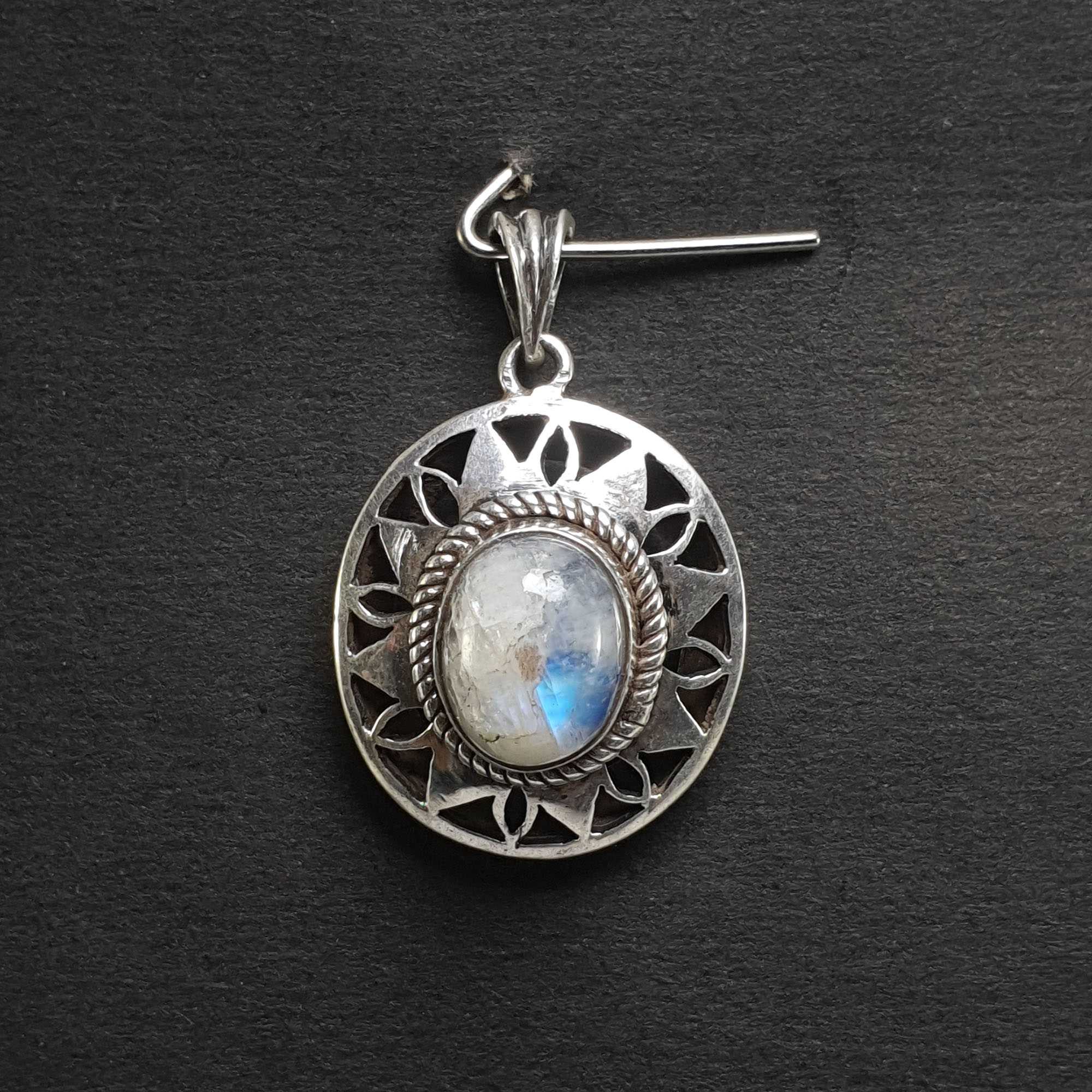 Moonstone Silver Pendant