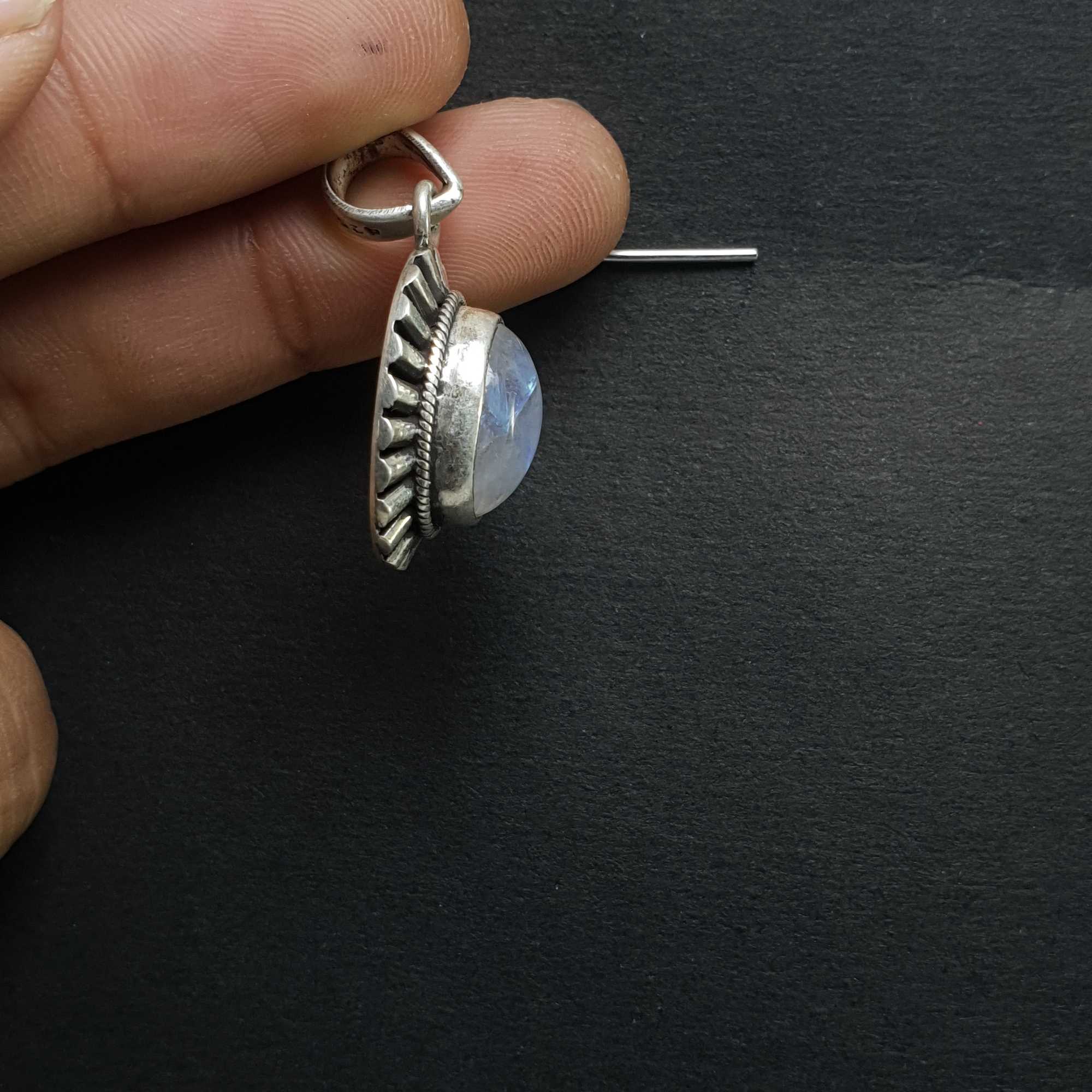 Moonstone Silver Pendant