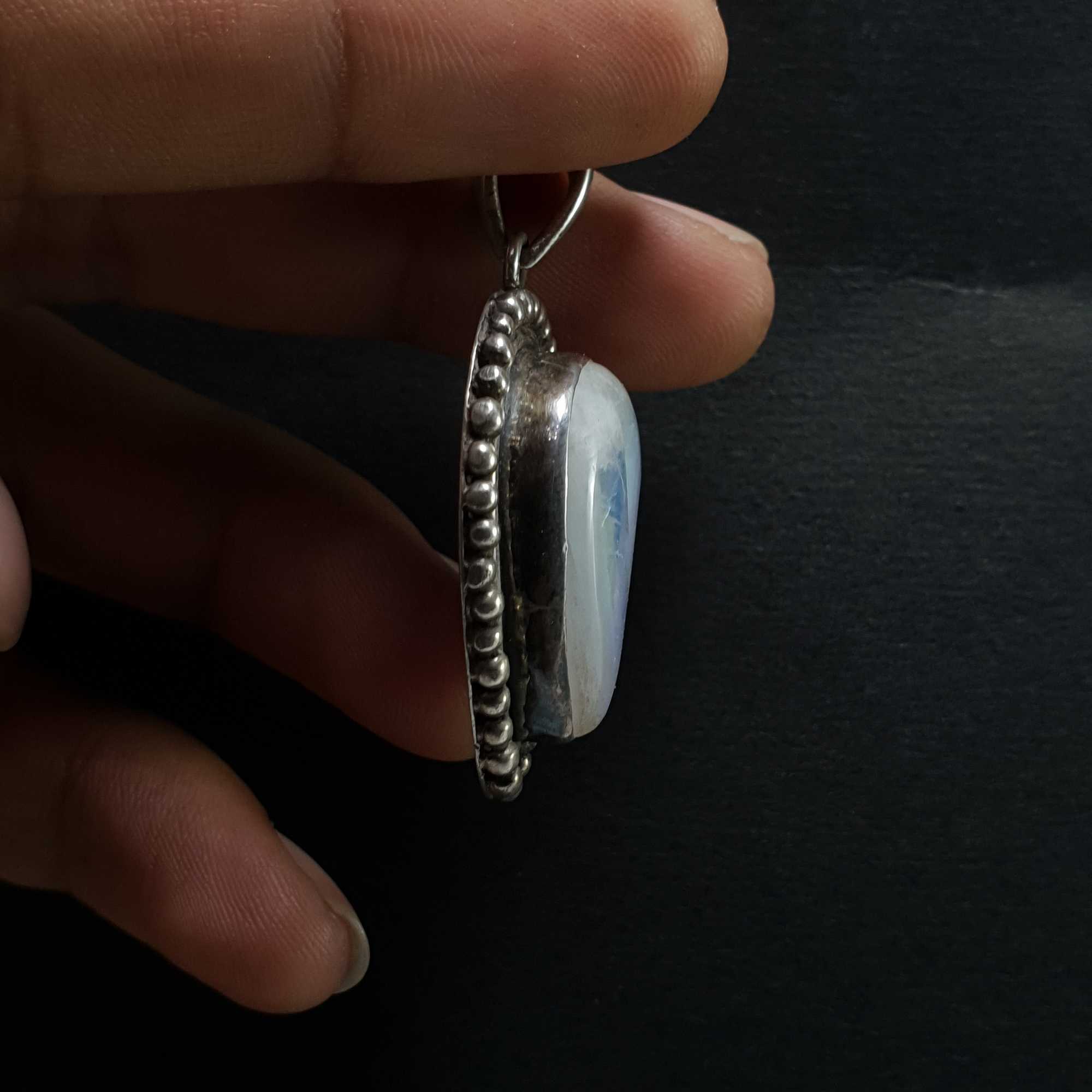 Moonstone Silver Pendant