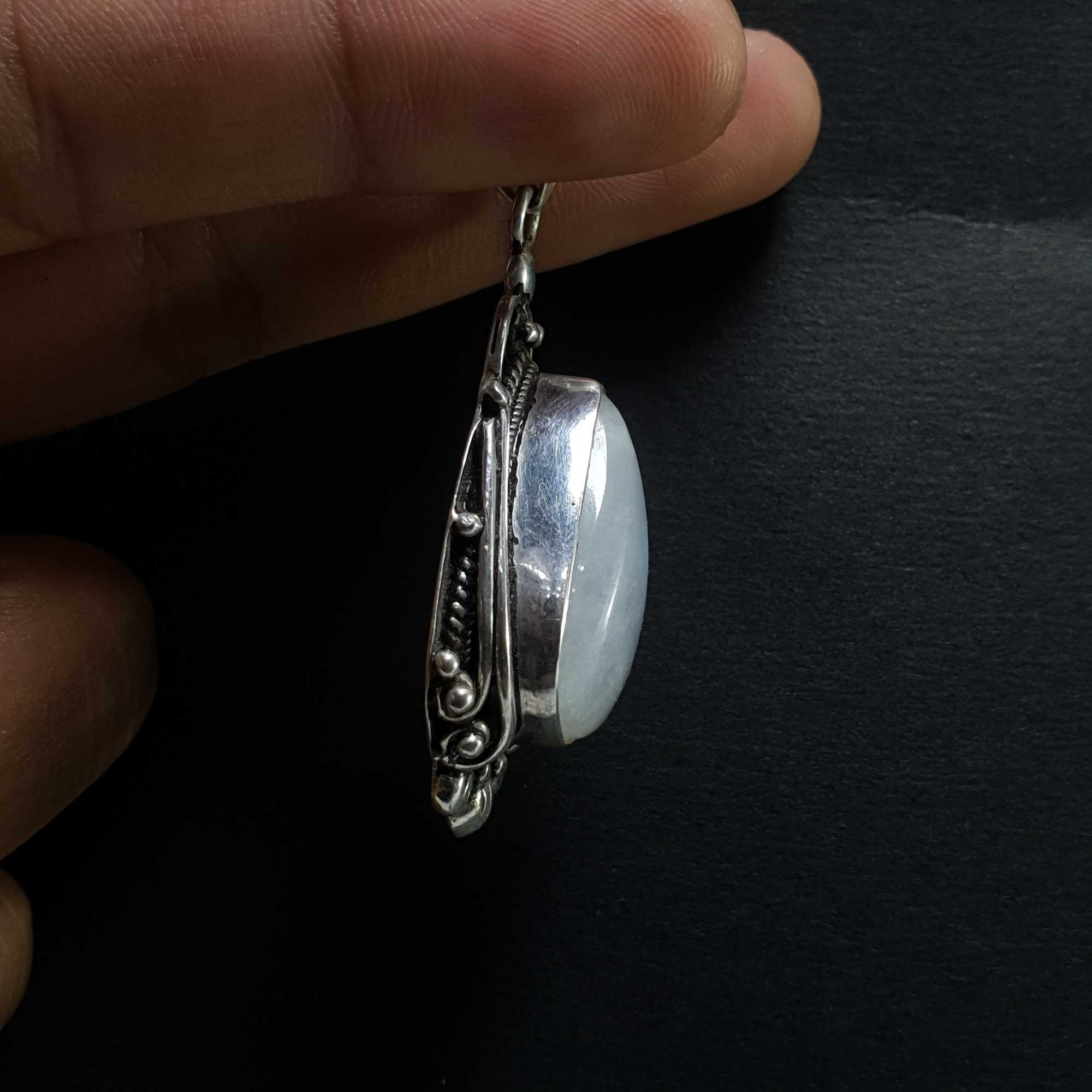 Moonstone Silver Pendant