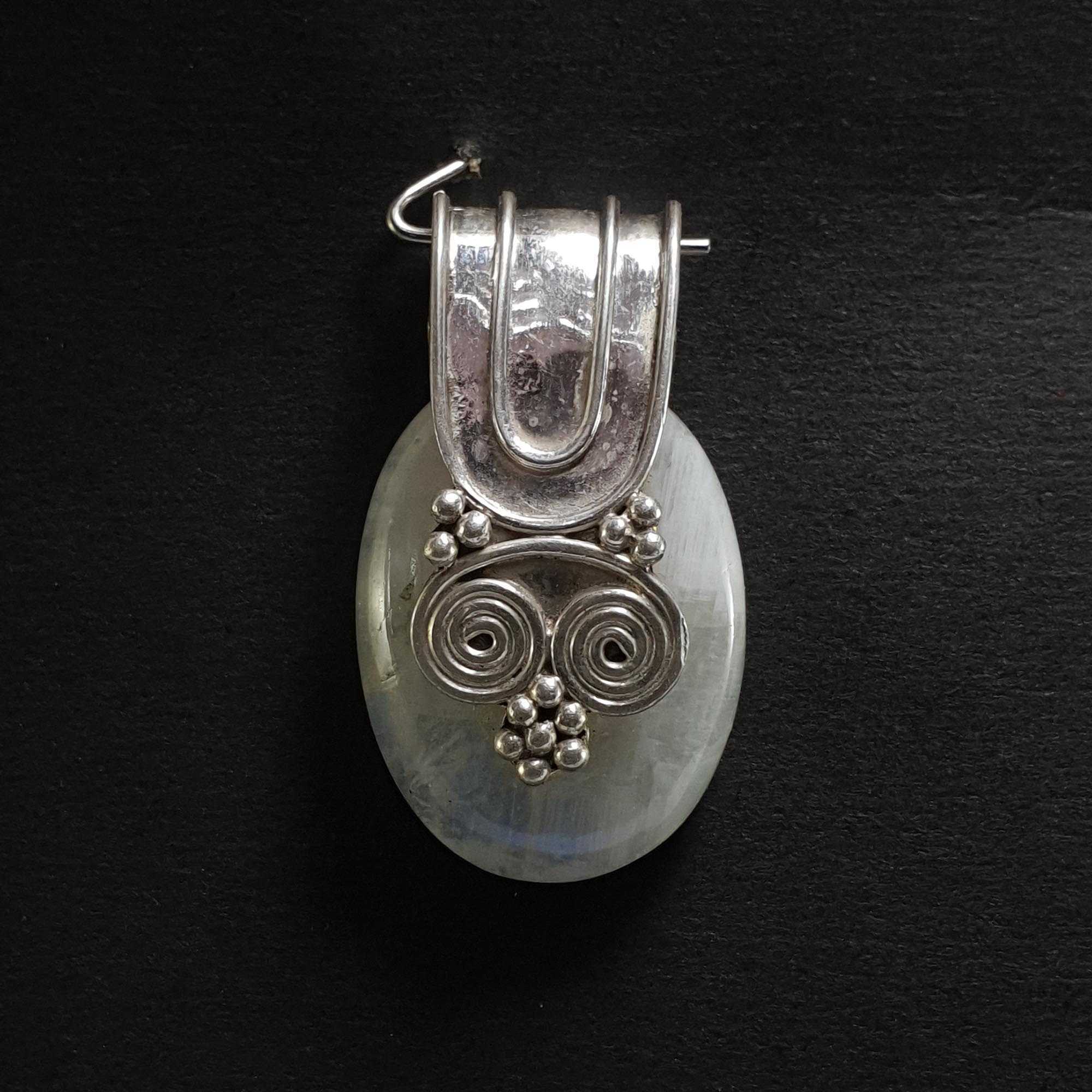 Moonstone Silver Pendant