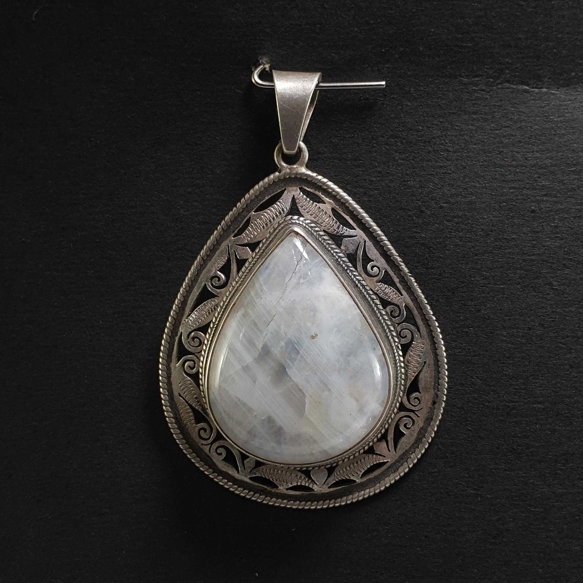 Moonstone Silver Pendant