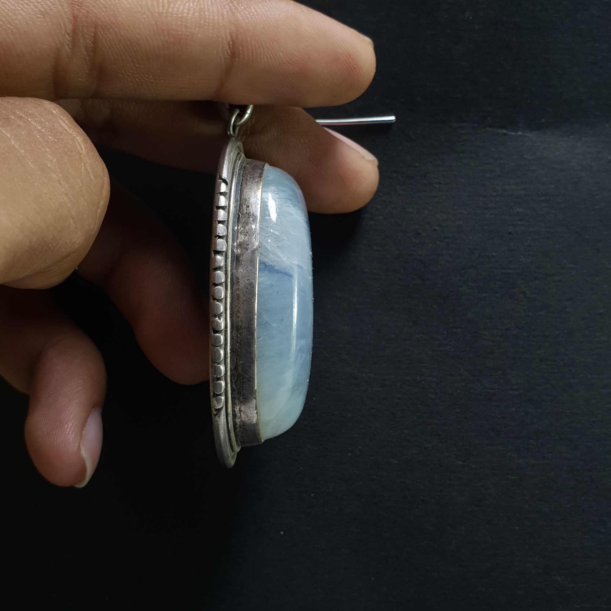 Moonstone Silver Pendant