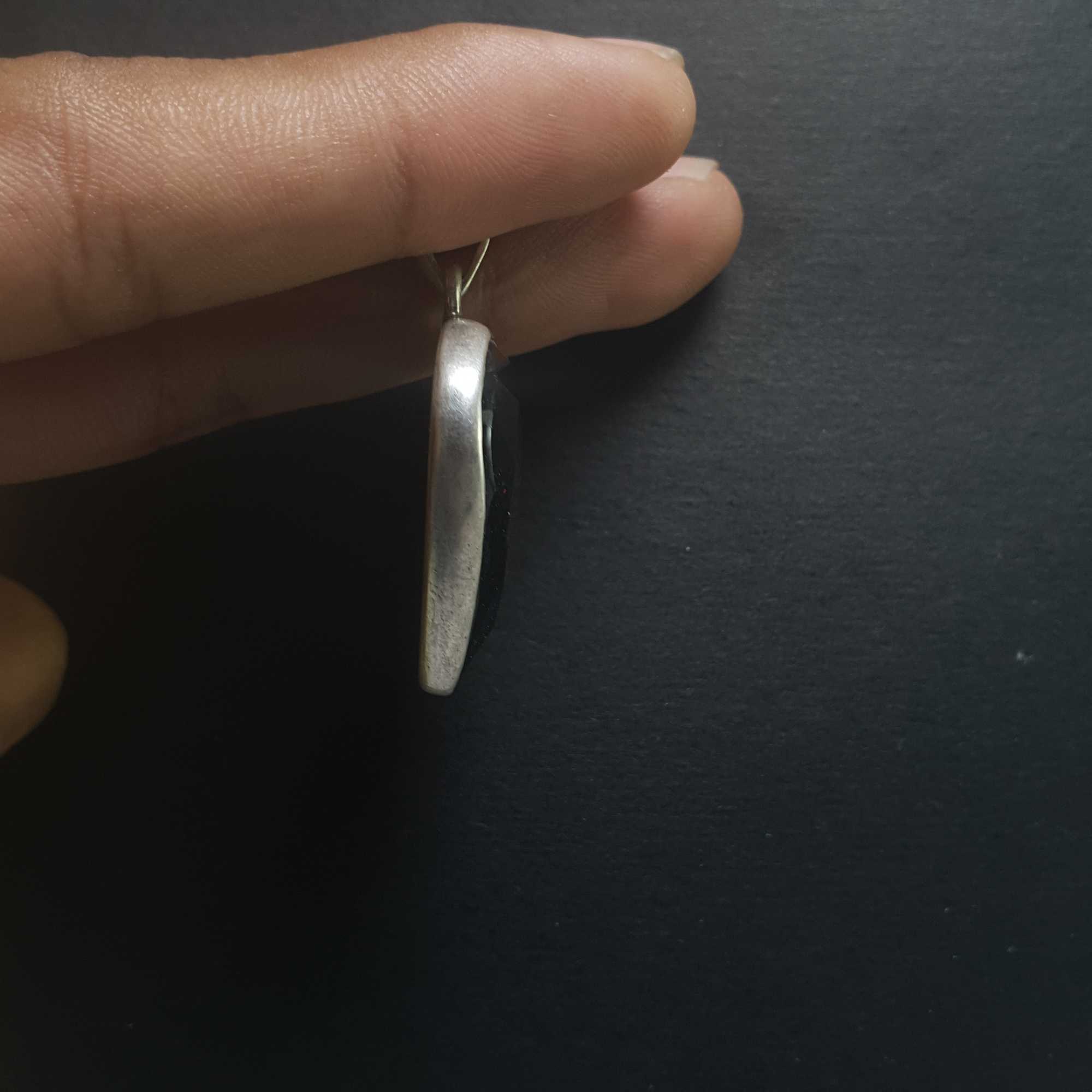 Onyx Silver Pendant