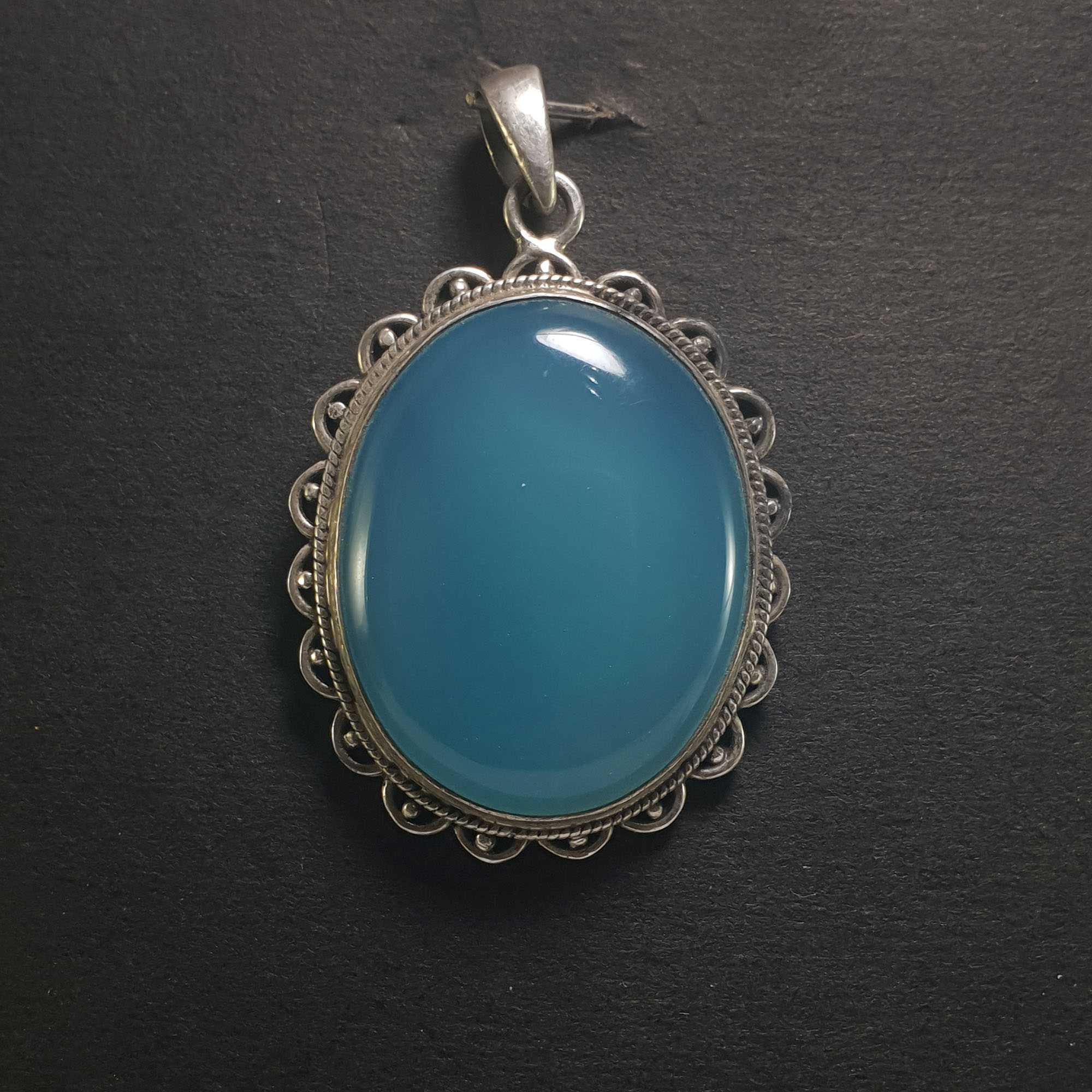 Onyx Silver Pendant