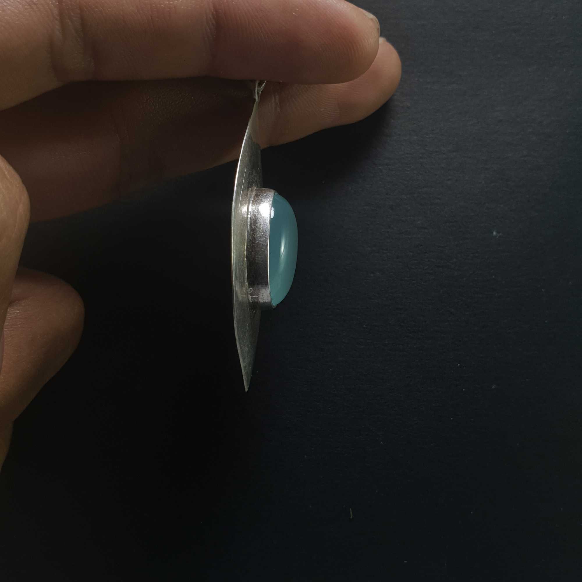 Onyx Silver Pendant