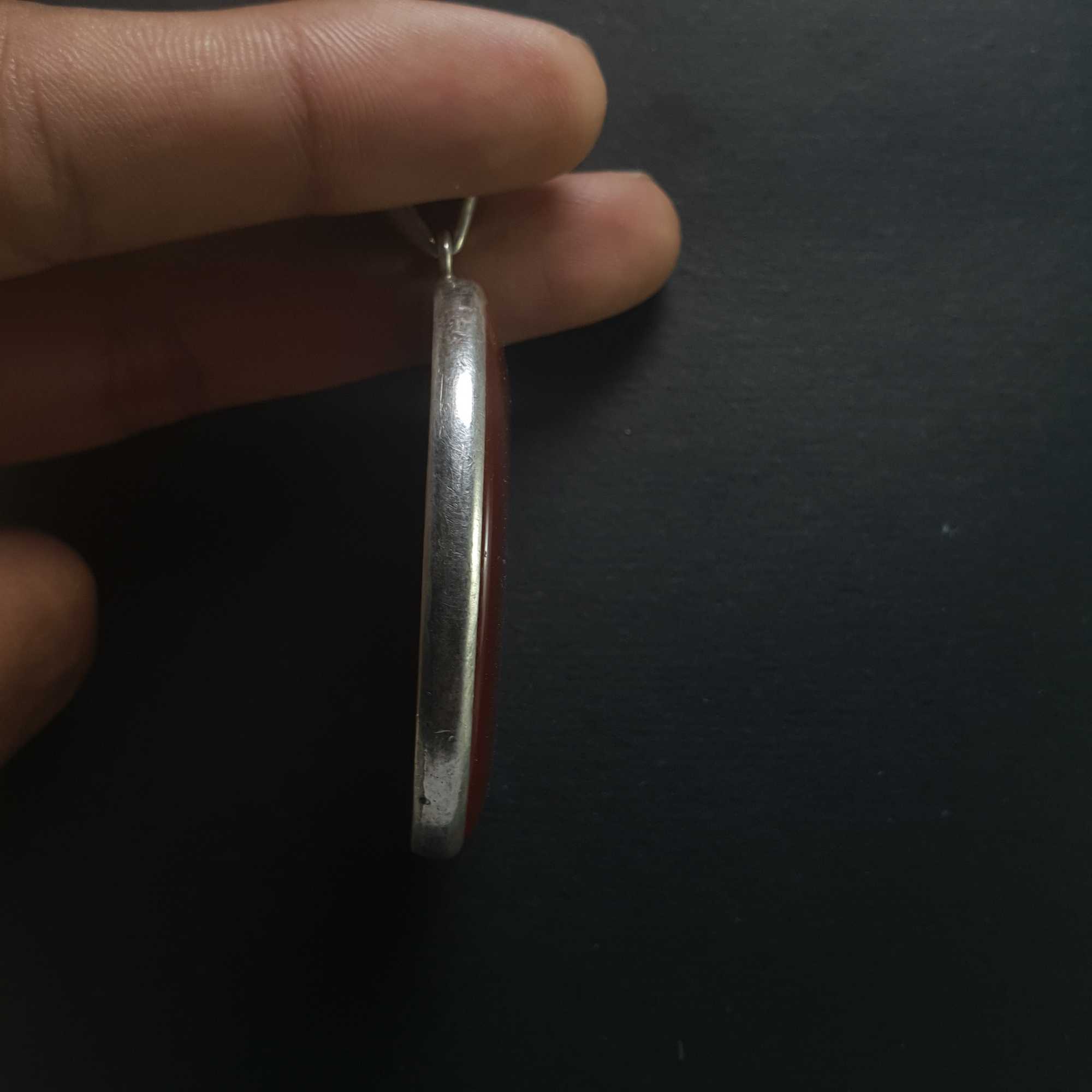 Onyx Silver Pendant