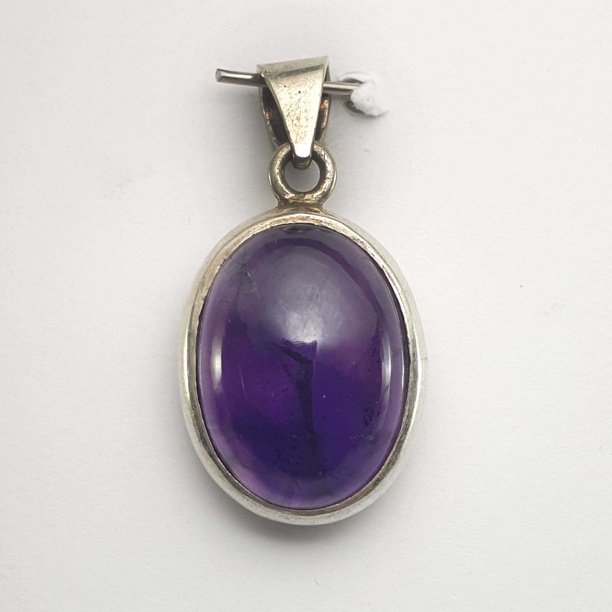 Amethyst Silver Pendant