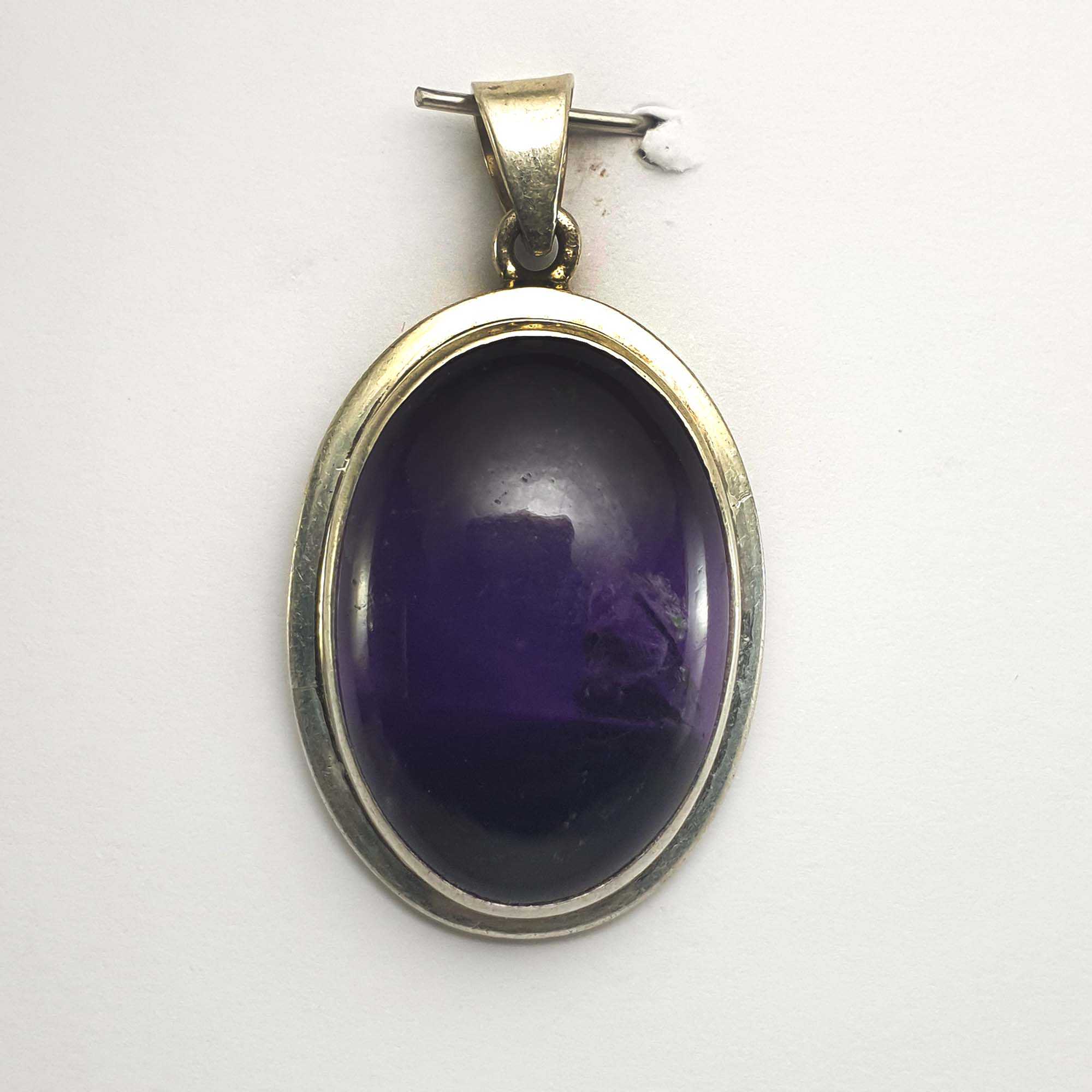 Amethyst Silver Pendant