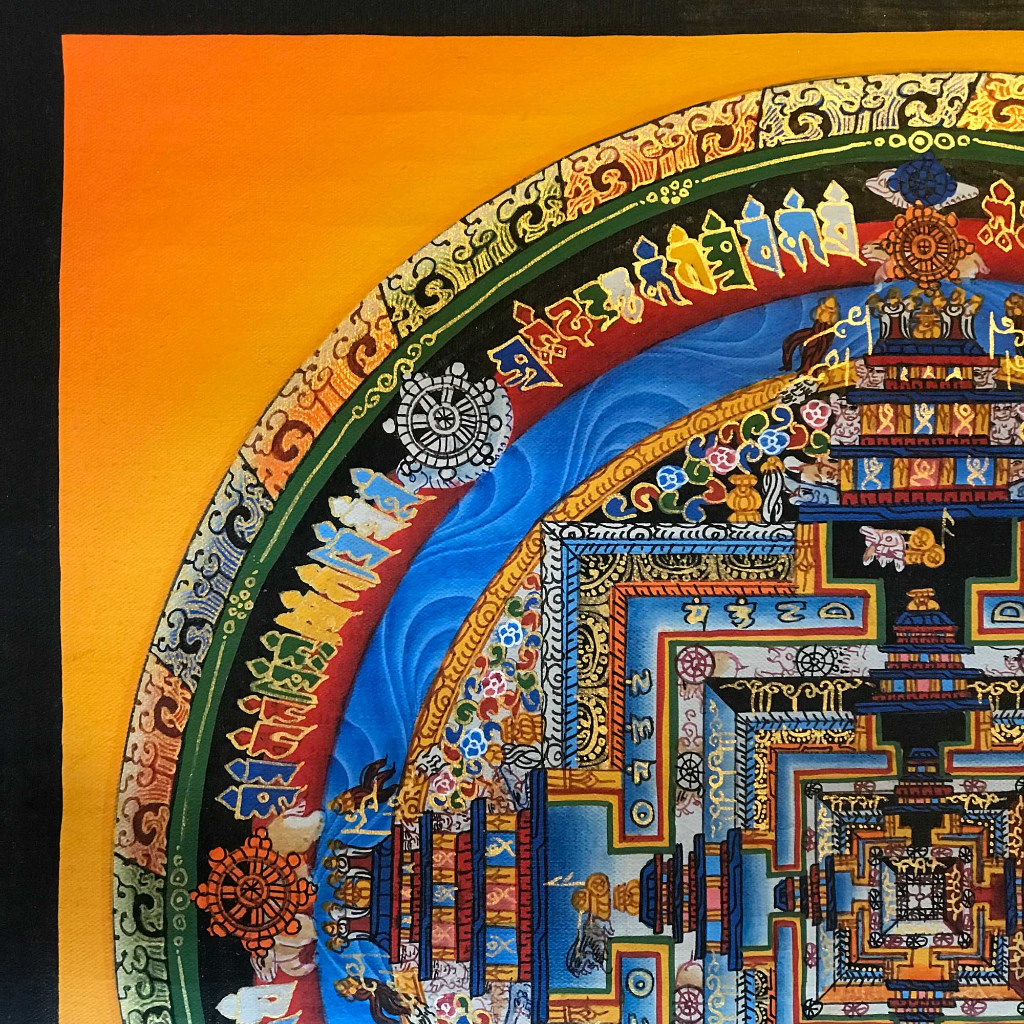 Tibetan Thangka <span Style=