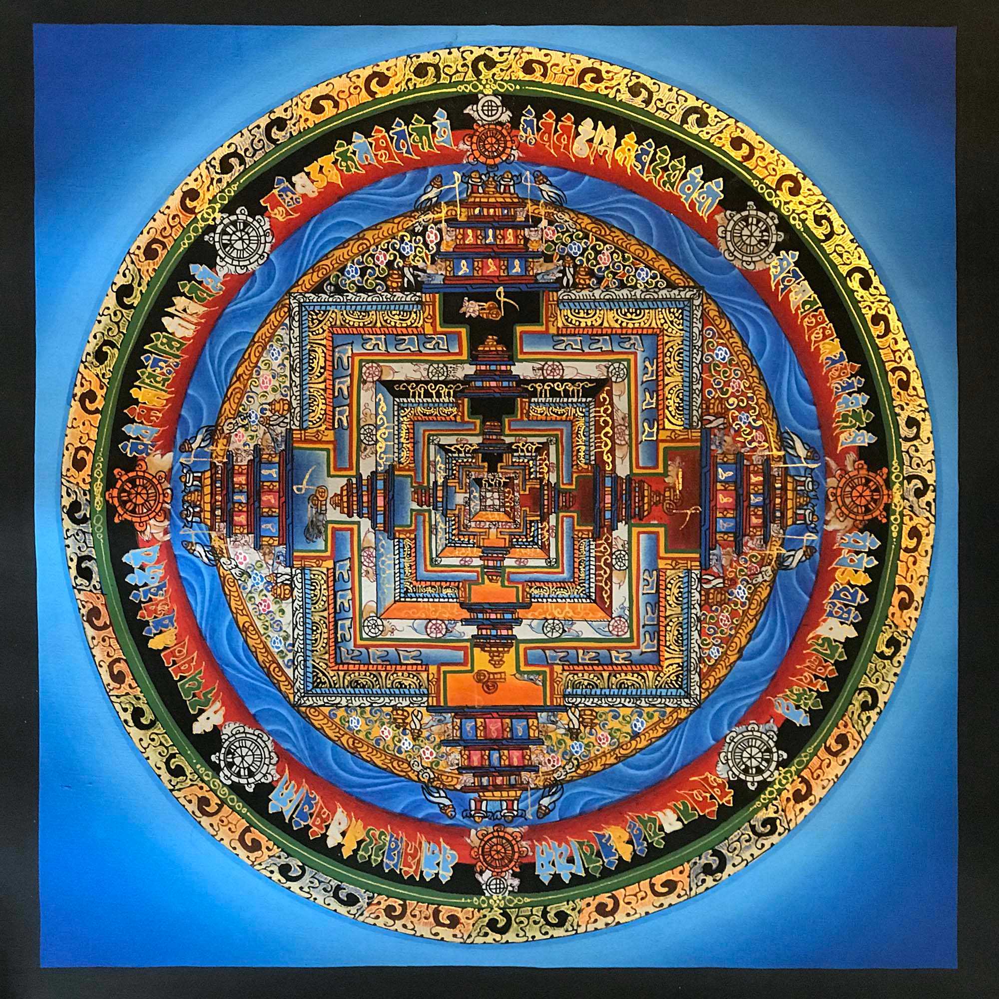 Tibetan Thangka <span Style=