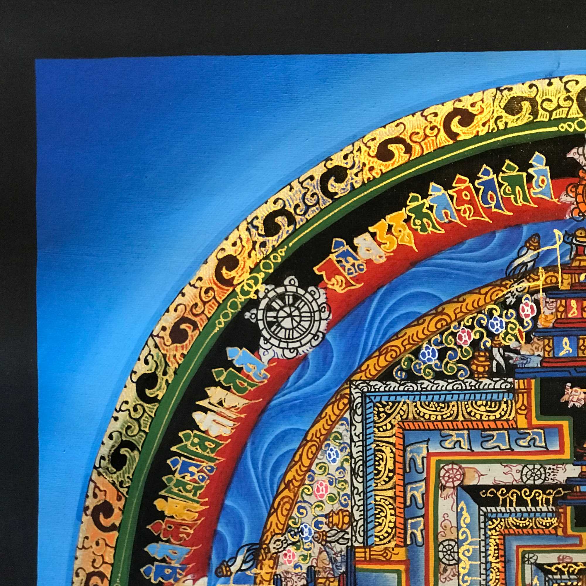 Tibetan Thangka <span Style=