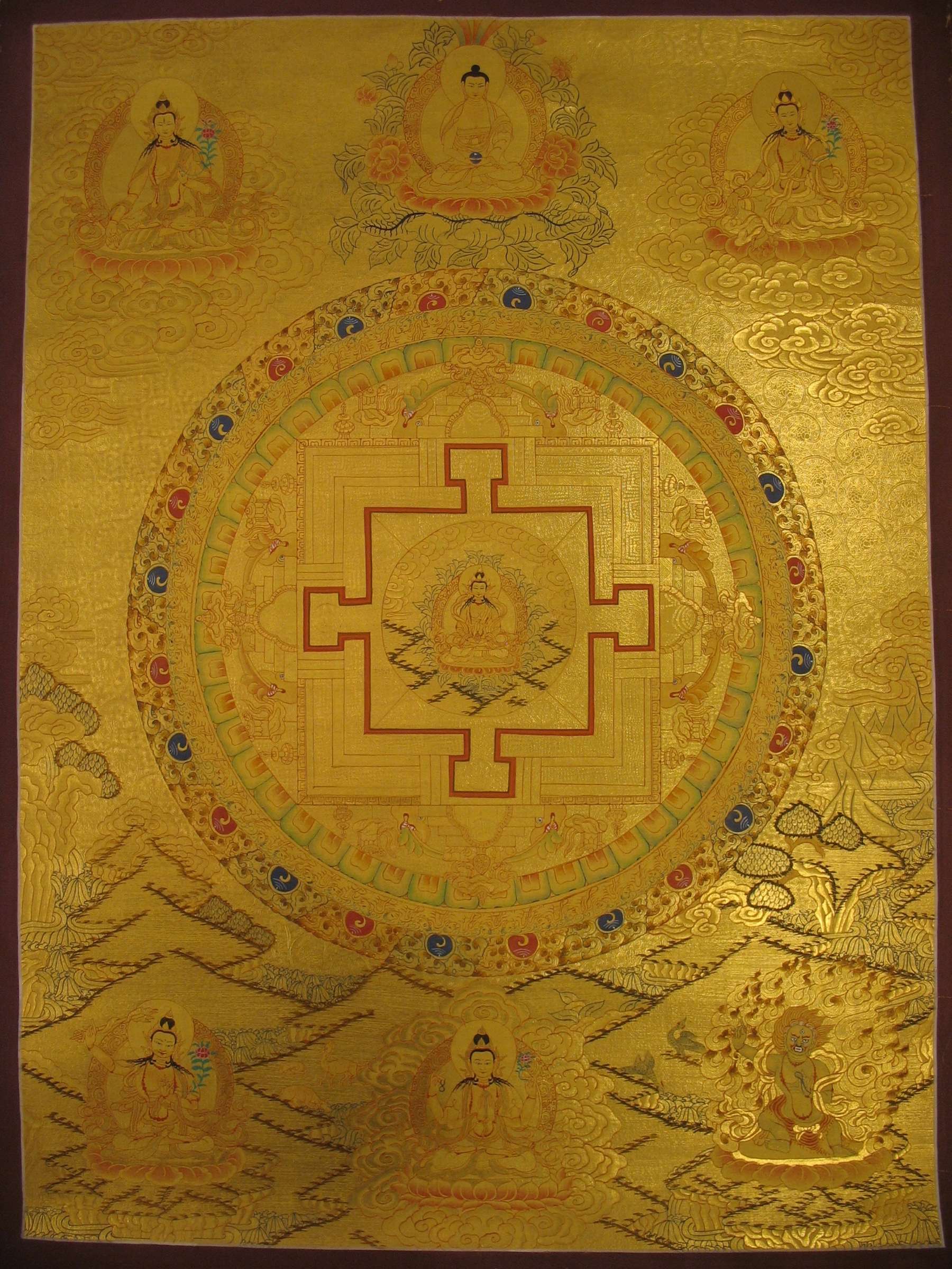 Tibetan Thangka <span Style=