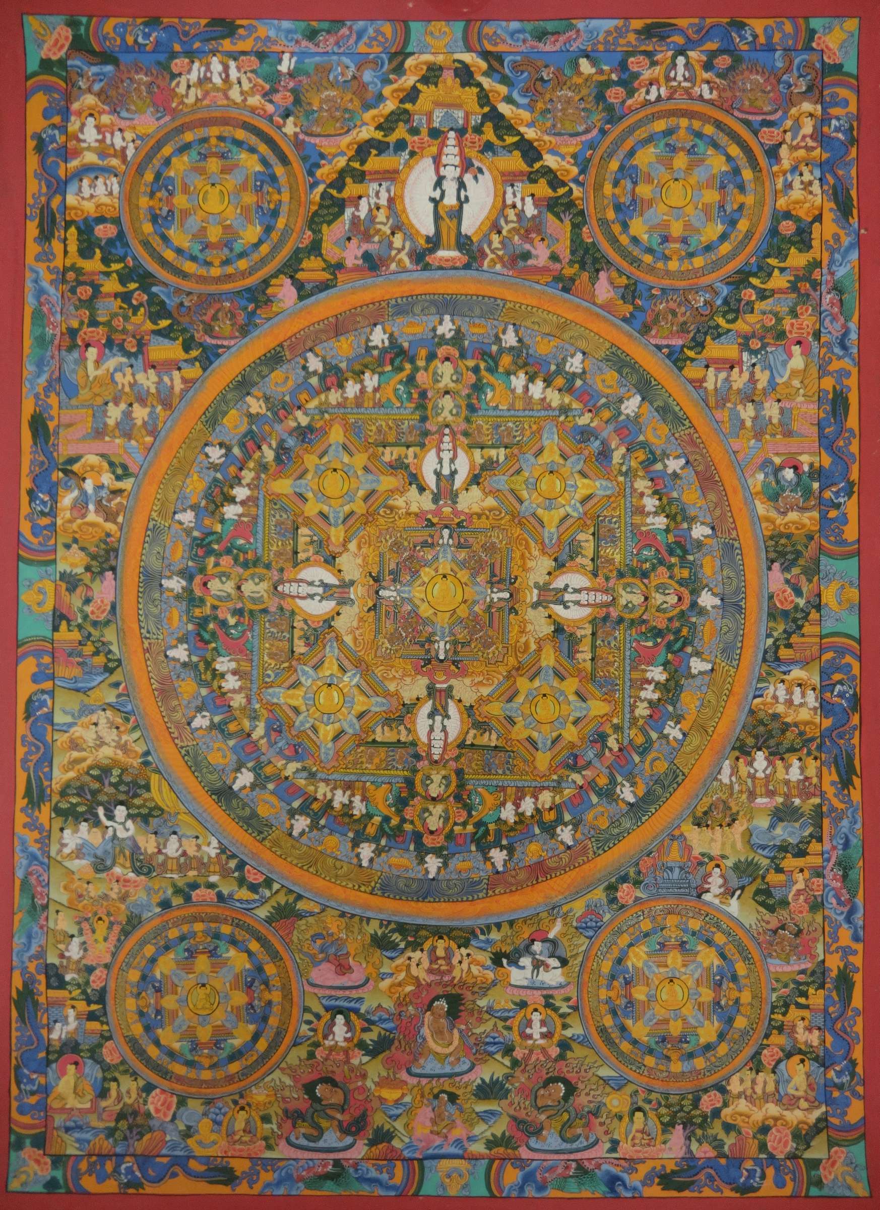 Tibetan Thangka <span Style=